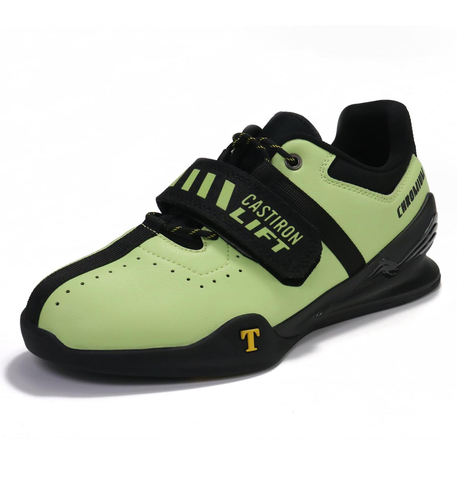 Cast Iron Lift Weightlifting Shoes - Powerlifting & CrossFit Gym Shoes for Men & Women - Heavy Lifting & Weight Training - Size 44 EU - Buy Online on GoSupps.com