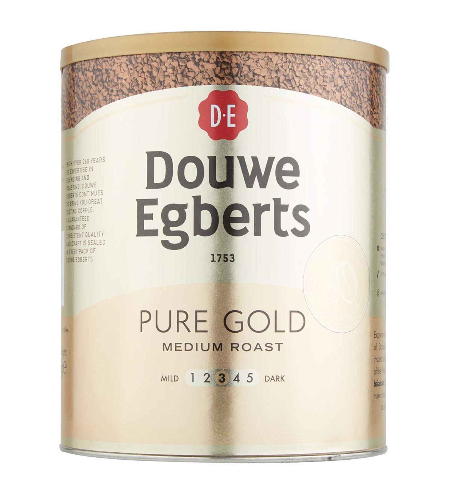 Douwe Egberts Pure Gold Instant Coffee for 470 Cups 750g Ref 257750 Coffee 750 g (Pack of 1)