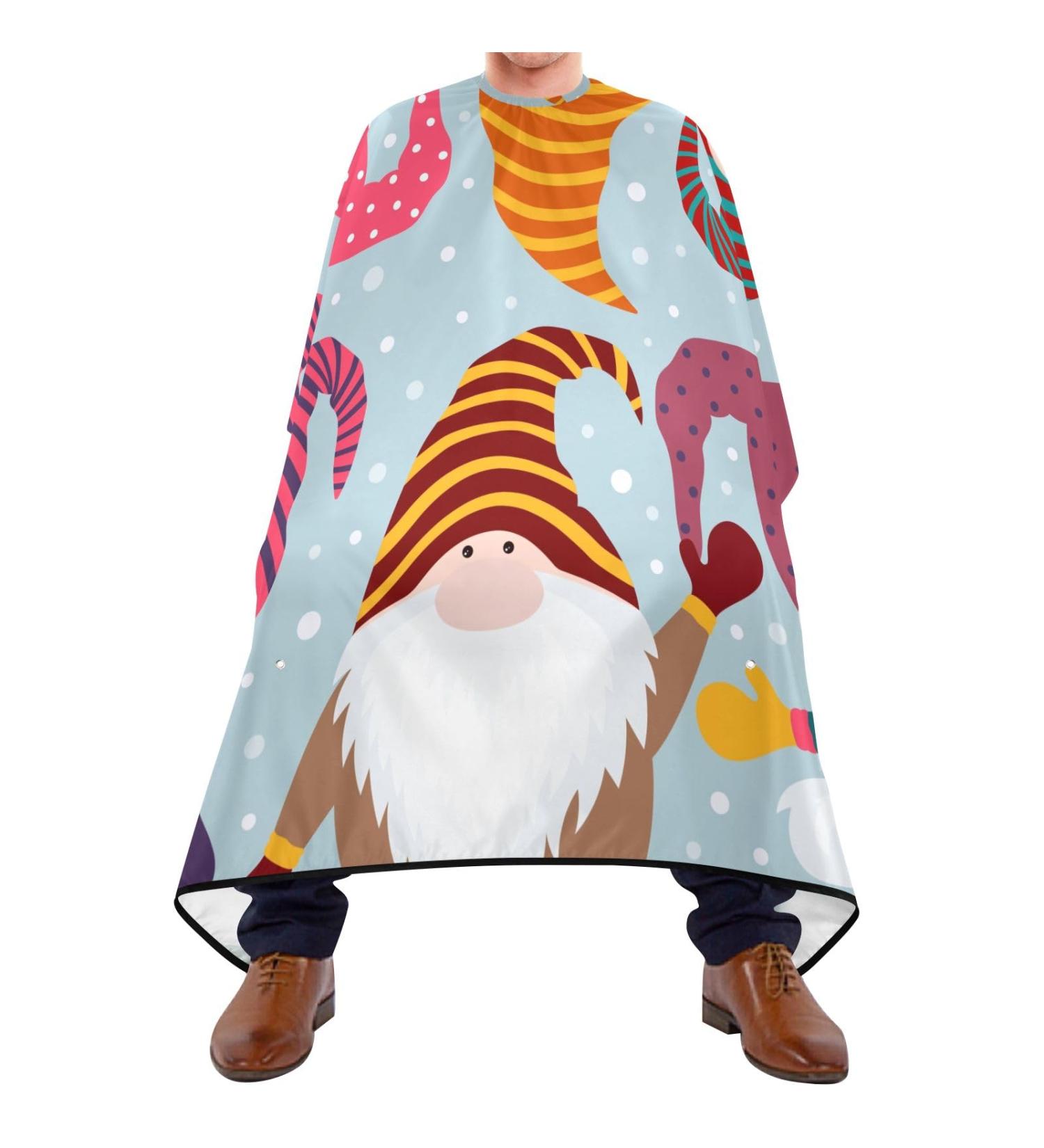 Shop Waterproof Barber Cape - Magic Gnomes3 Cheetah Haircut Bib for Men & Women | Unisex Hair Cutting Cape - Buy Online on GoSupps.com