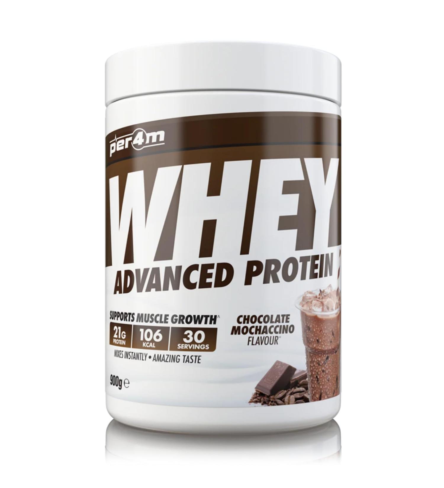 Per4m Whey Protein Chocolate Mochaccino 900g - Buy Online on GoSupps.com