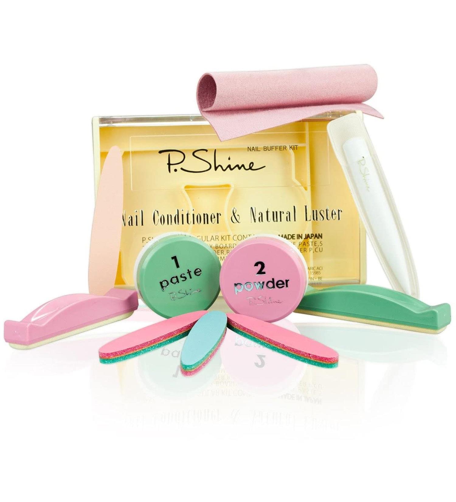 P-SHINE Japanese Manicure Kit Professional Nail Set Care Nail Plate Repair Treatment + Instruction for damage nails - Buy Online on GoSupps.com