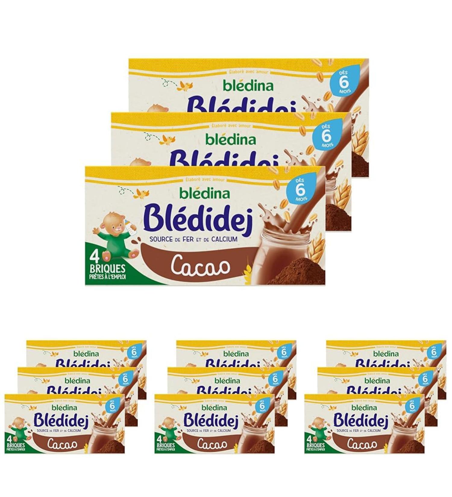 Bl dina Bl didej - C r ales b b Lact es Cacao - D s 6 Mois - 12 briques de 250mL (L'emballage Peut Varier) (Lot de 4) - Buy Online on GoSupps.com