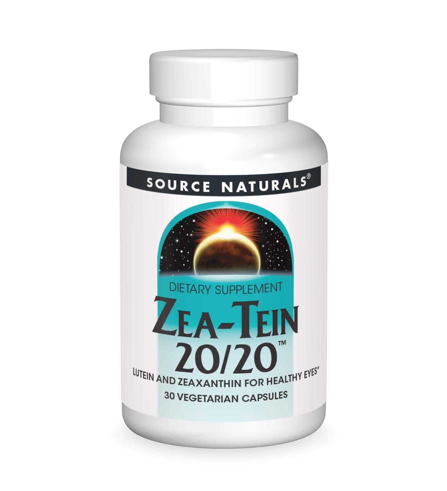 SOURCE NATURALS Zea-Tein 20/20 Capsules - 30 Count, 30 Servings - Buy Online on GoSupps.com