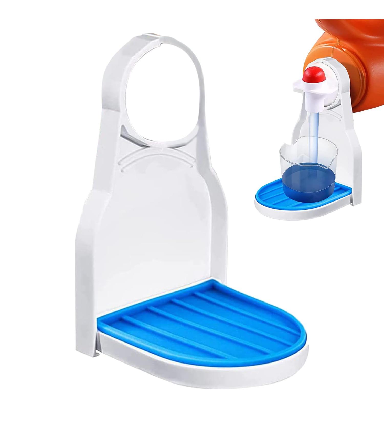 Laundry Detergent Dispenser Laundry Drip Cup Holder Fabric Softener Laundry Cup Holder Flexible Convenient Detergent Drip Catcher for Preventing Mess and Leakage and Laundry Soap Station - Buy Online on GoSupps.com