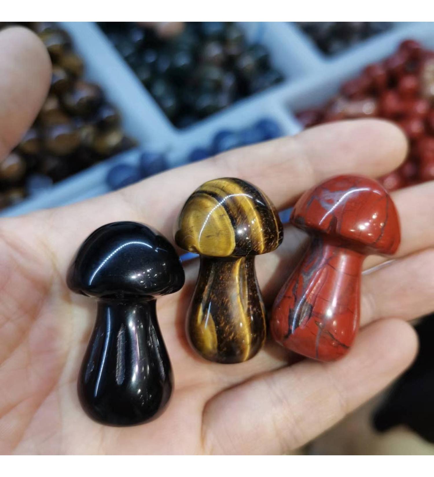 Natural Crystal Rough Natural Mixed Mushroom Model Crystal Stone Mushroom Statue Crafts Decoration (Color : Kambaba) - Buy Online on GoSupps.com