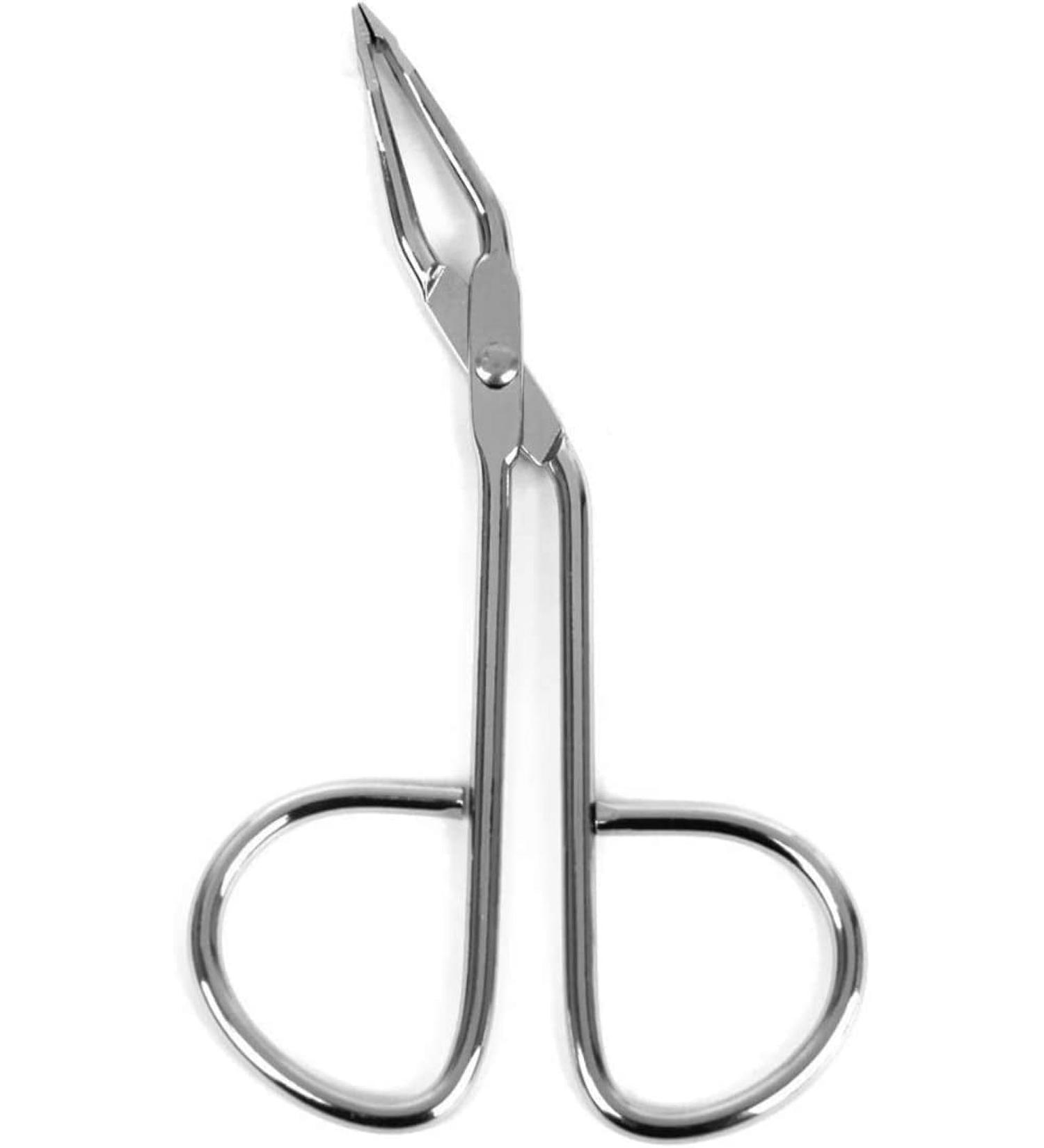 Silver Stainless Steel Eyebrow Scissors Tweezers Elbow Pliers Clip Scissors Flat Tip Tweezers Hair Plucker Hair Removal Tweezers Shave and Hair Removal - Buy Online on GoSupps.com