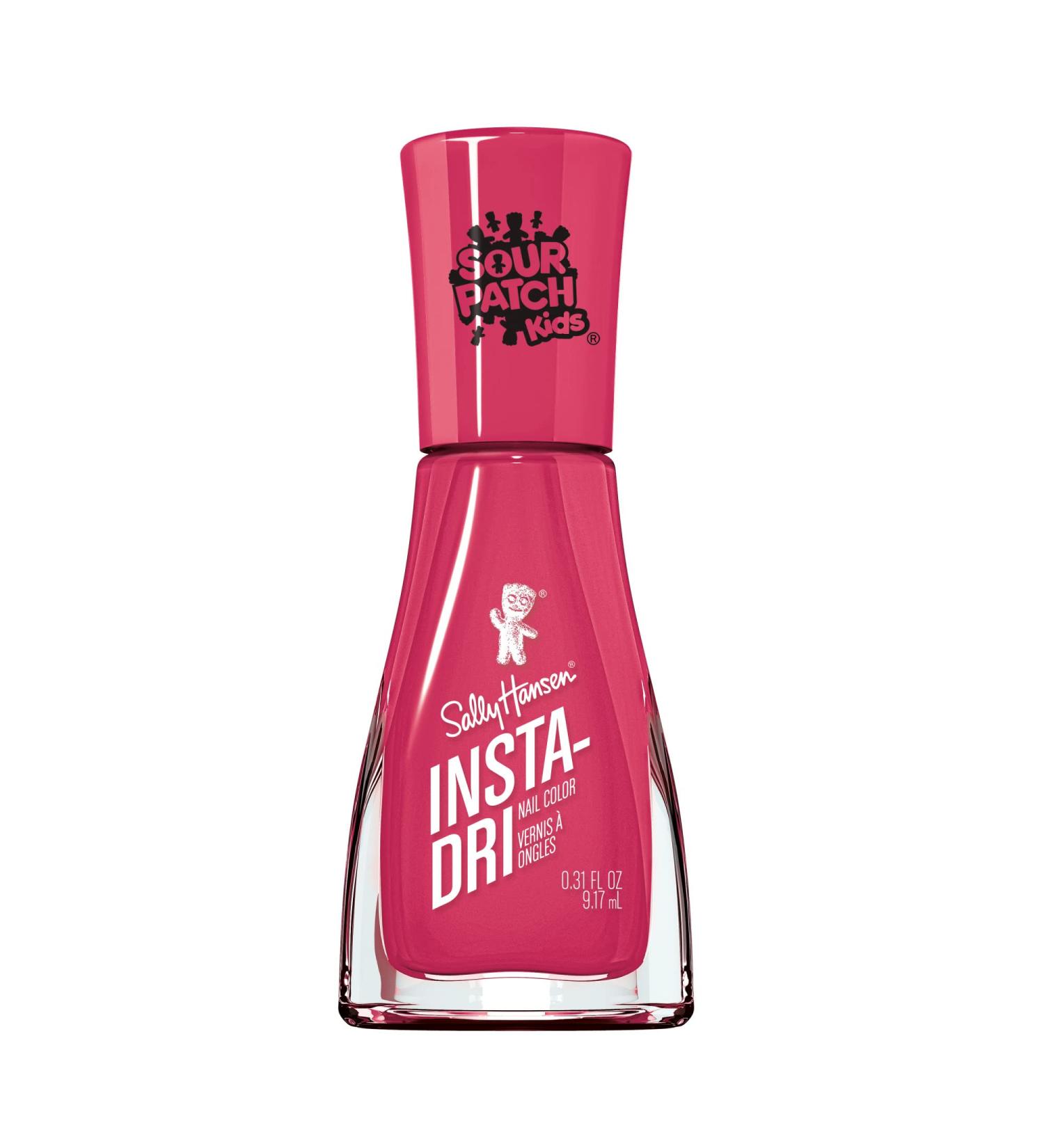 Sally Hansen Insta-Dri x SOUR PATCH KIDS Pink Punch Nail Polish - 0.31 Fl Oz - Buy Online on GoSupps.com
