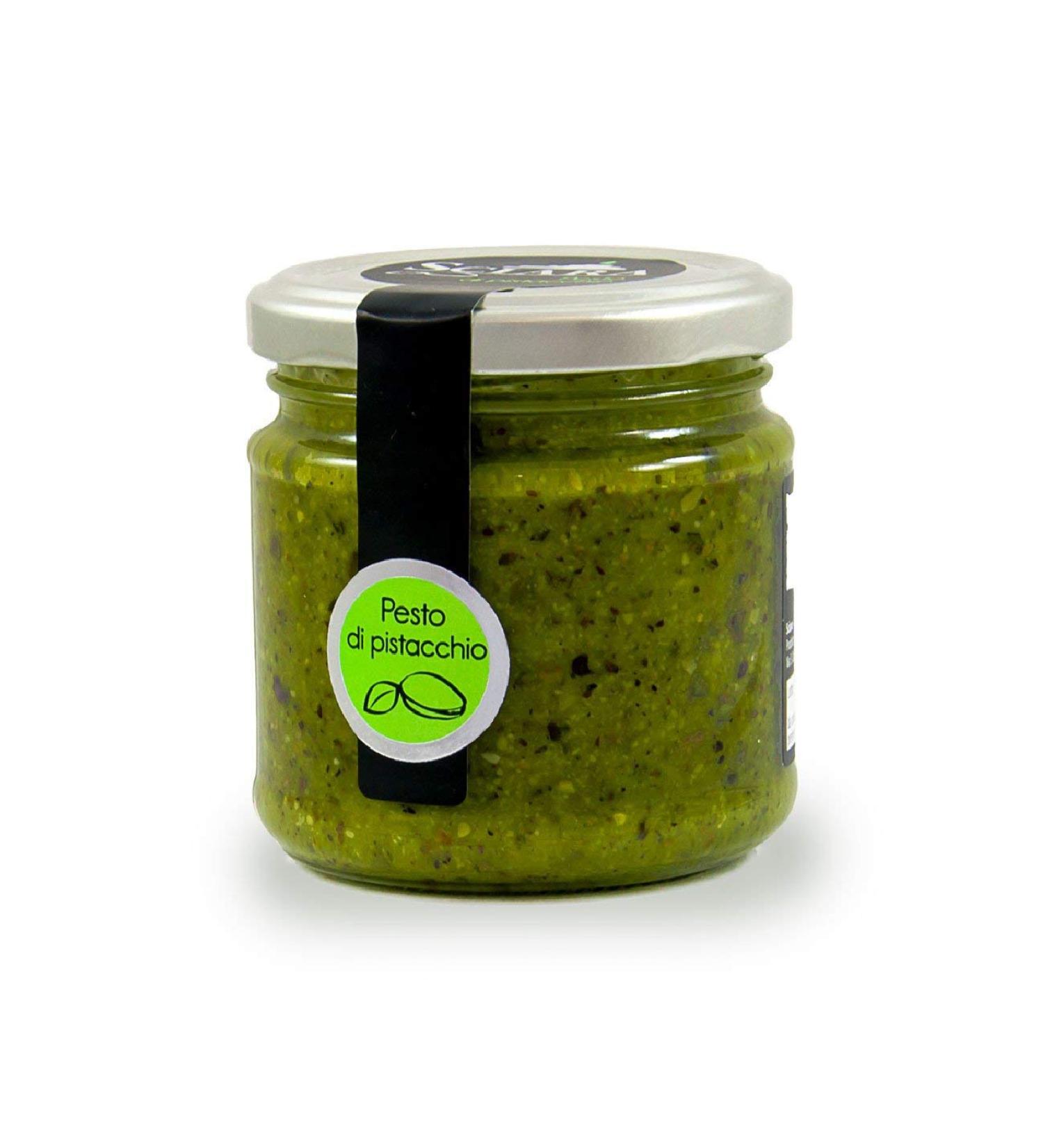 Sciara Sicilian Pistachio Pesto | Premium Quality Bronte Italy Pistachios | 190g Glass Jar (Pack of 2) - Buy Online on GoSupps.com