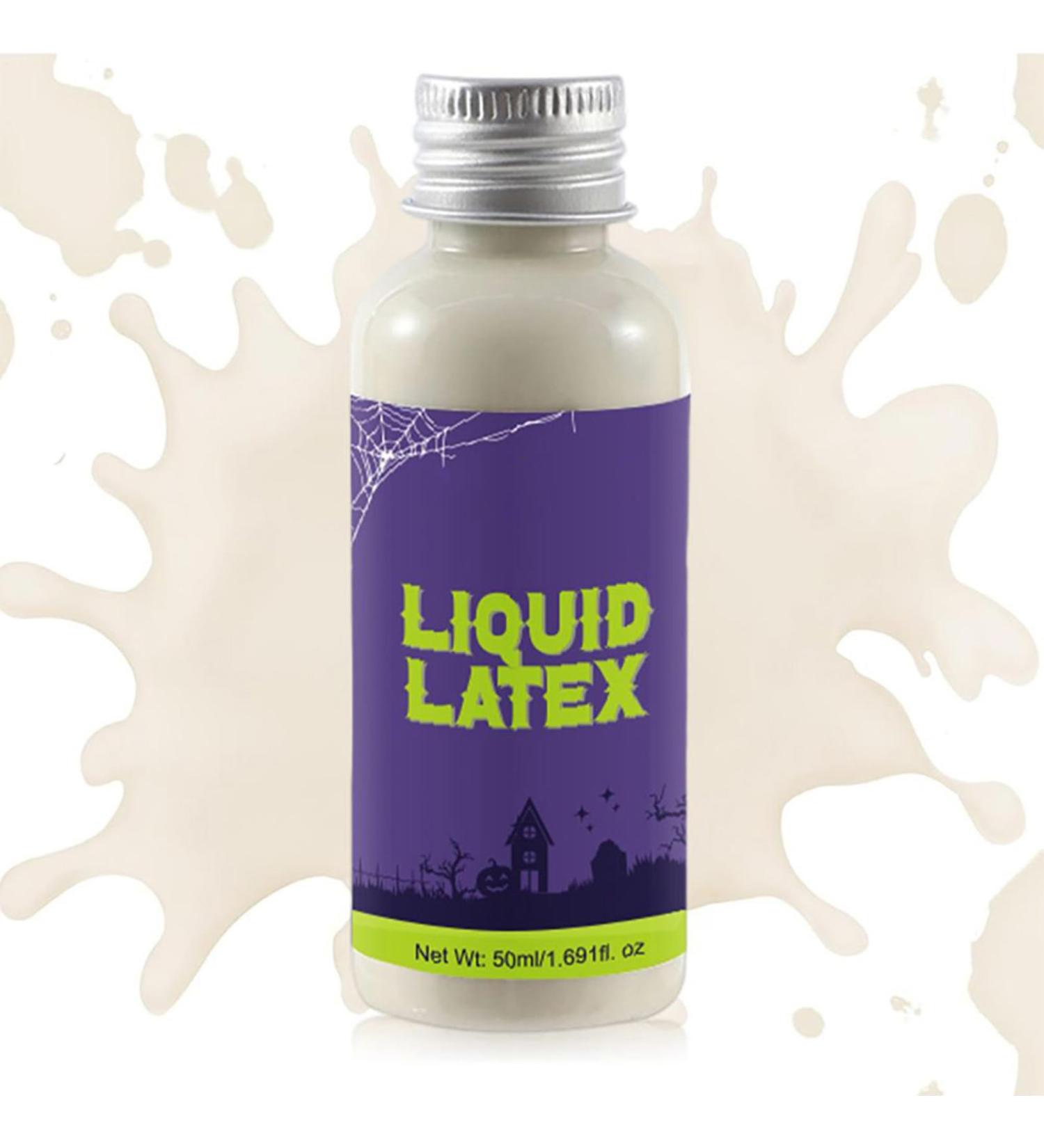 Liquid Latex Body Paint Latex Liquid Face Paint 50ml | Halloween False Injury Creation Material for Students Makeup Artists Cosplay - Buy Online on GoSupps.com