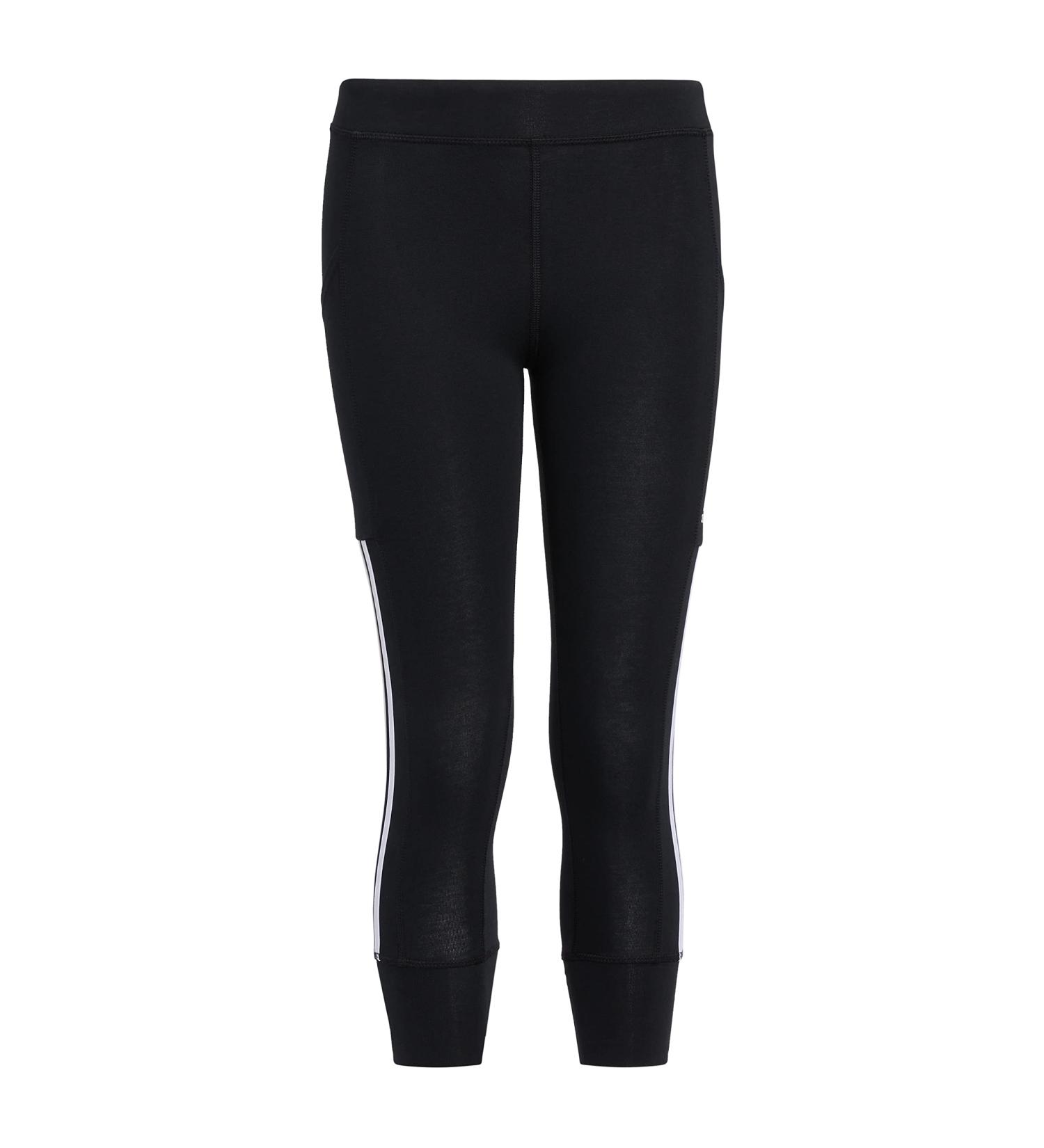 adidas Girls' Black Stripe Jogger 7/8 Tight - Size Large - Buy Online on GoSupps.com