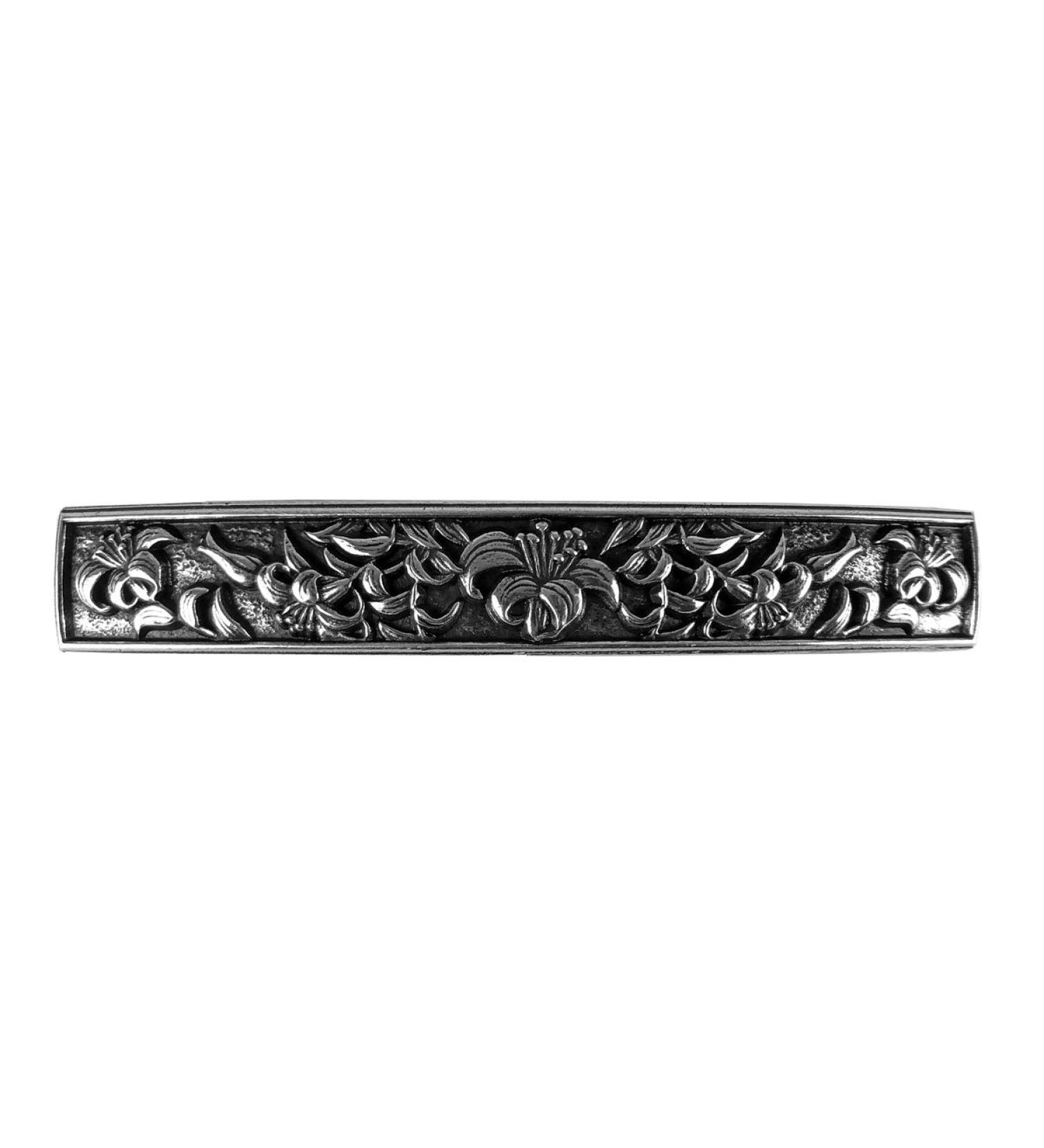 Lily Hair Clip: Extra Large Hand Crafted Metal Barrette - Made in the USA with 100mm French Clip - Buy Online on GoSupps.com