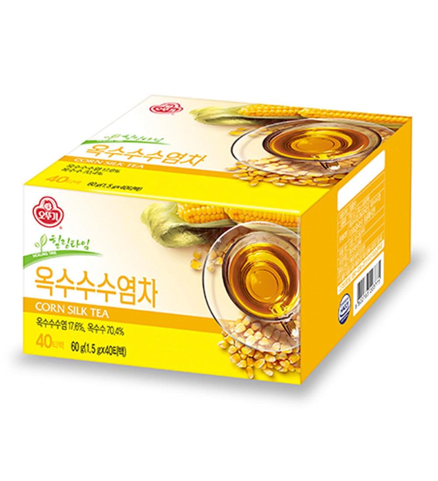 Ottogi Korean Corn Silk Tea Bag Healthy Drinks (40 Teabags) 60g - Buy Online on GoSupps.com