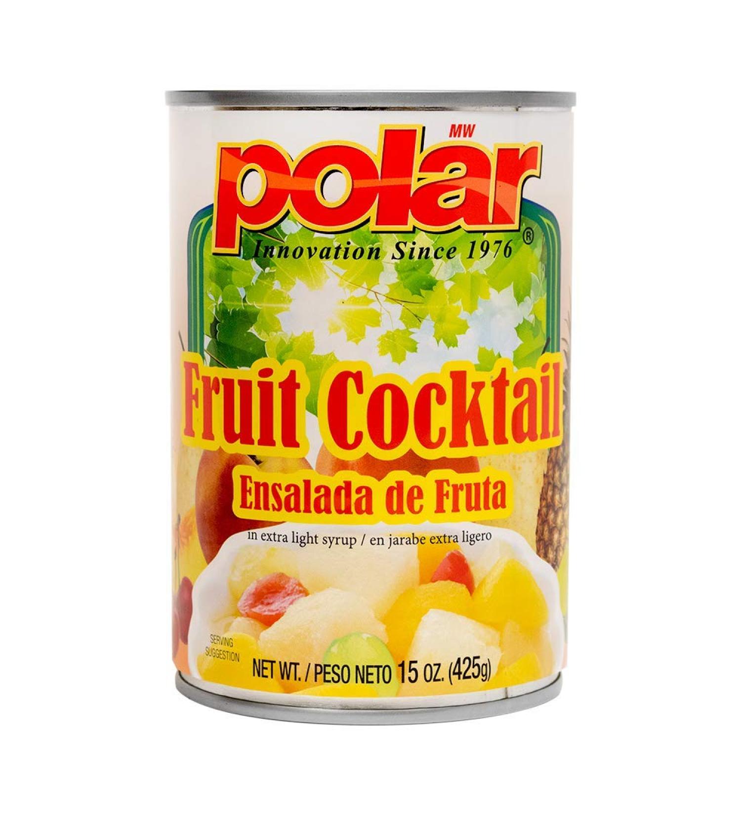 MW Polar Canned Fruit  Fruit Cocktail in Light Sryup 15 ounce (Pack of 12) - Buy Online on GoSupps.com