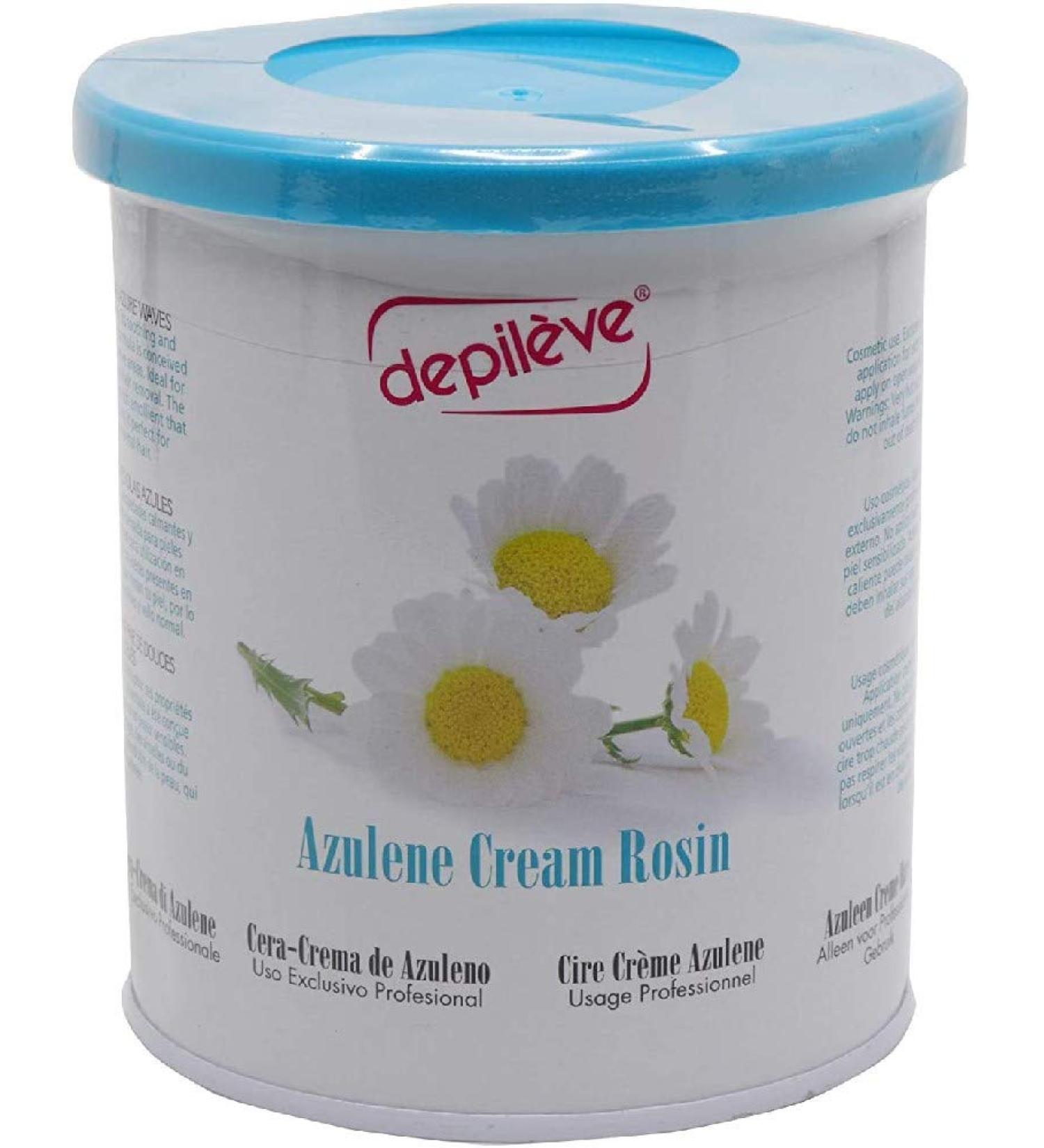 Buy Depileve Azulen Cream Rosin Wax Can 800g - Best for Smooth Waxing | International Shipping Available - Buy Online on GoSupps.com