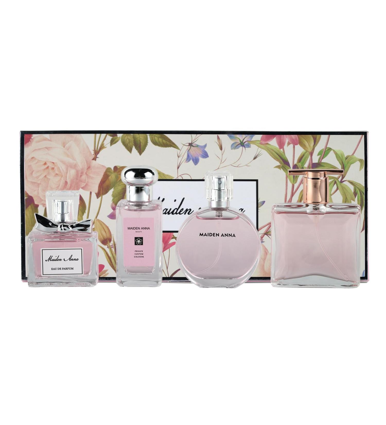 Perfumes for Women 4-Piece Luxury Fragrance Miniature Pack Set Intensely Cologne for Woman Sweet Rose Floral Vanilla Aroma Scent Travels-Size 30ml (4pcs) Eau De Parfum - Buy Online on GoSupps.com
