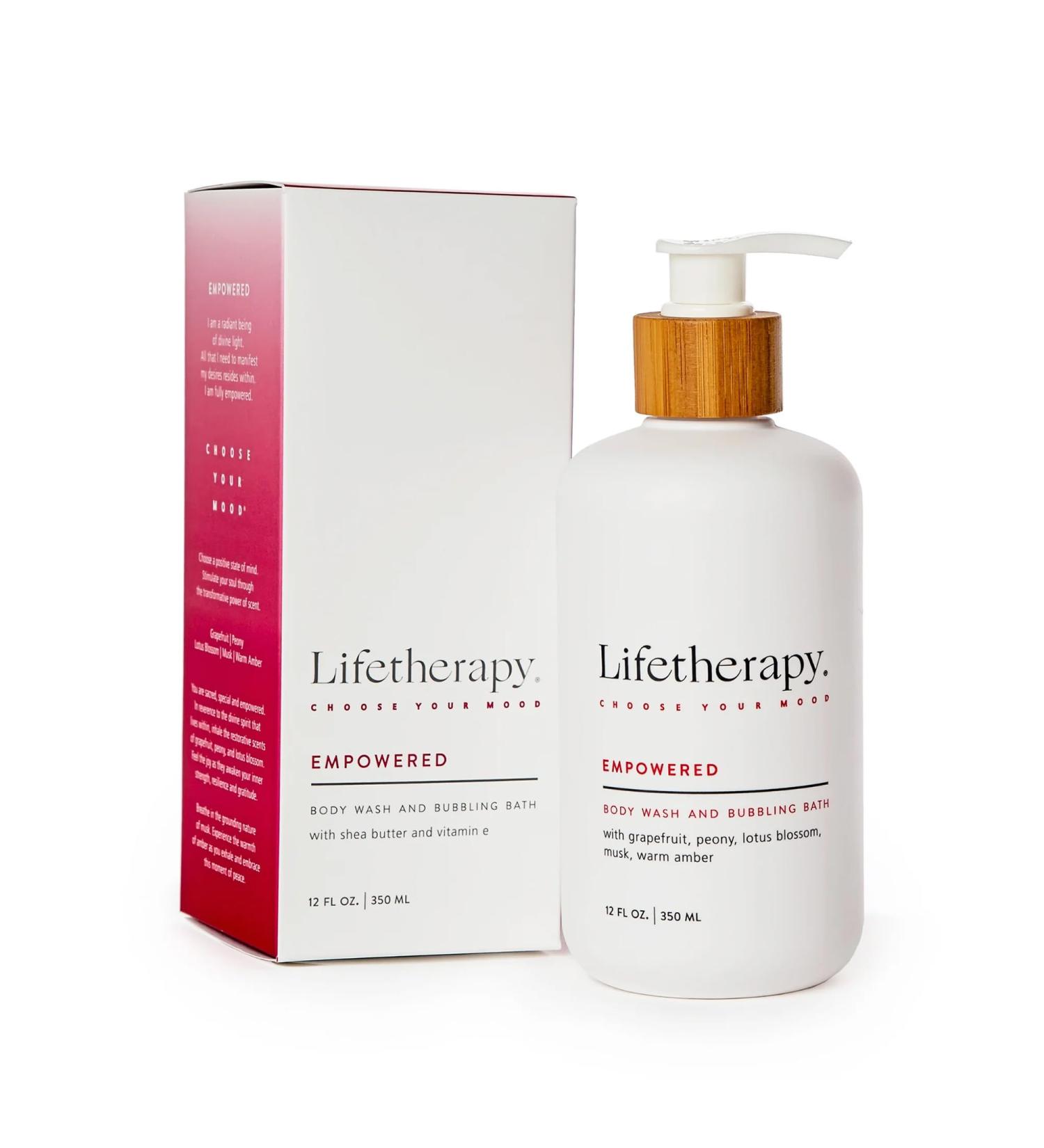 Lifetherapy Empowered Body Wash & Bubbling Bath | Sulfate Free Body Wash Bubble Bath & Liquid Hand Soap for Ultimate Relaxation - Buy Online on GoSupps.com