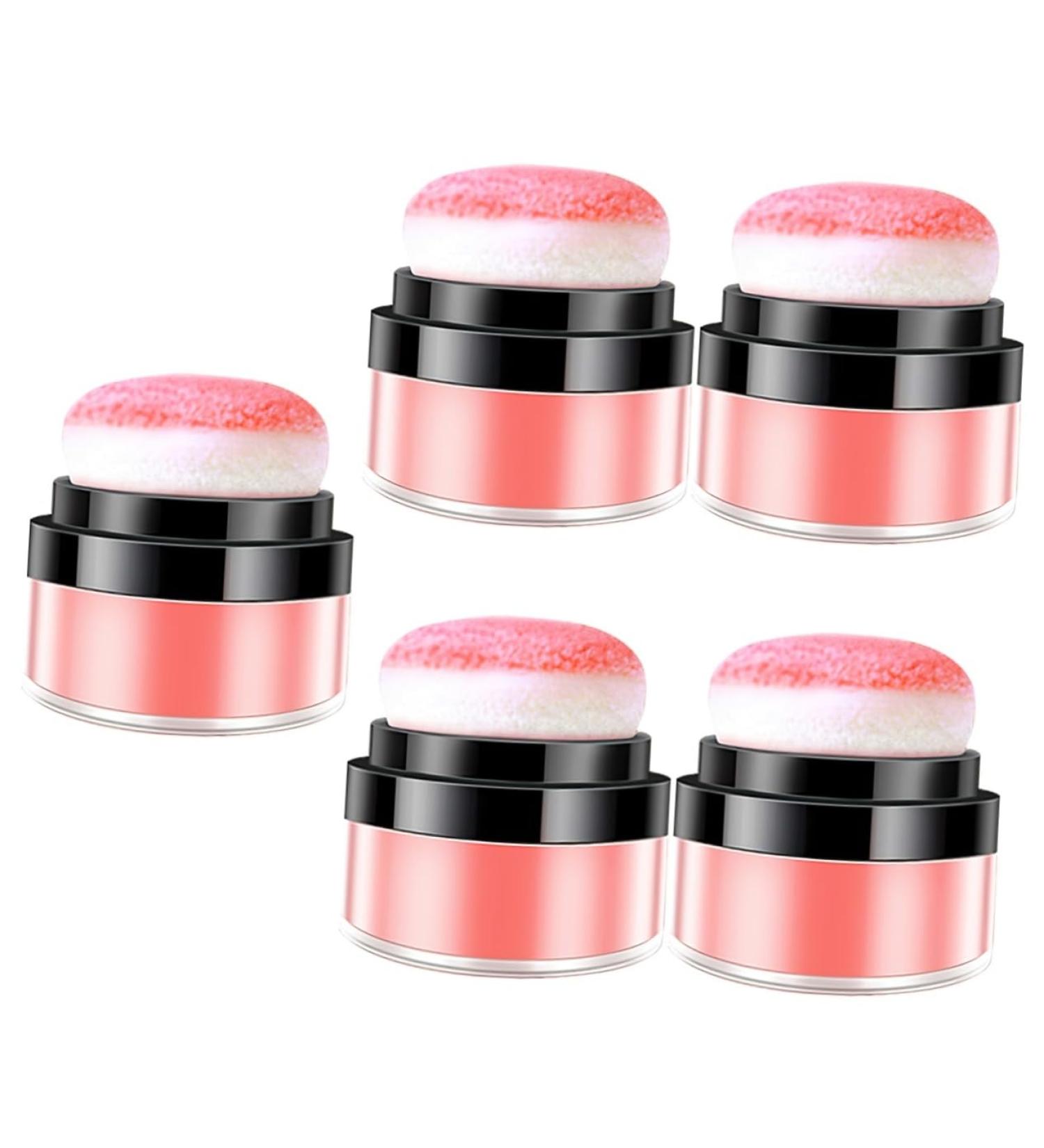 FOMIYES 5pcs Oil Control Cushion Blush Powder Blush Makeup Blush Cushion Makeup Blush Powder Rosy Plastic - Buy Online on GoSupps.com