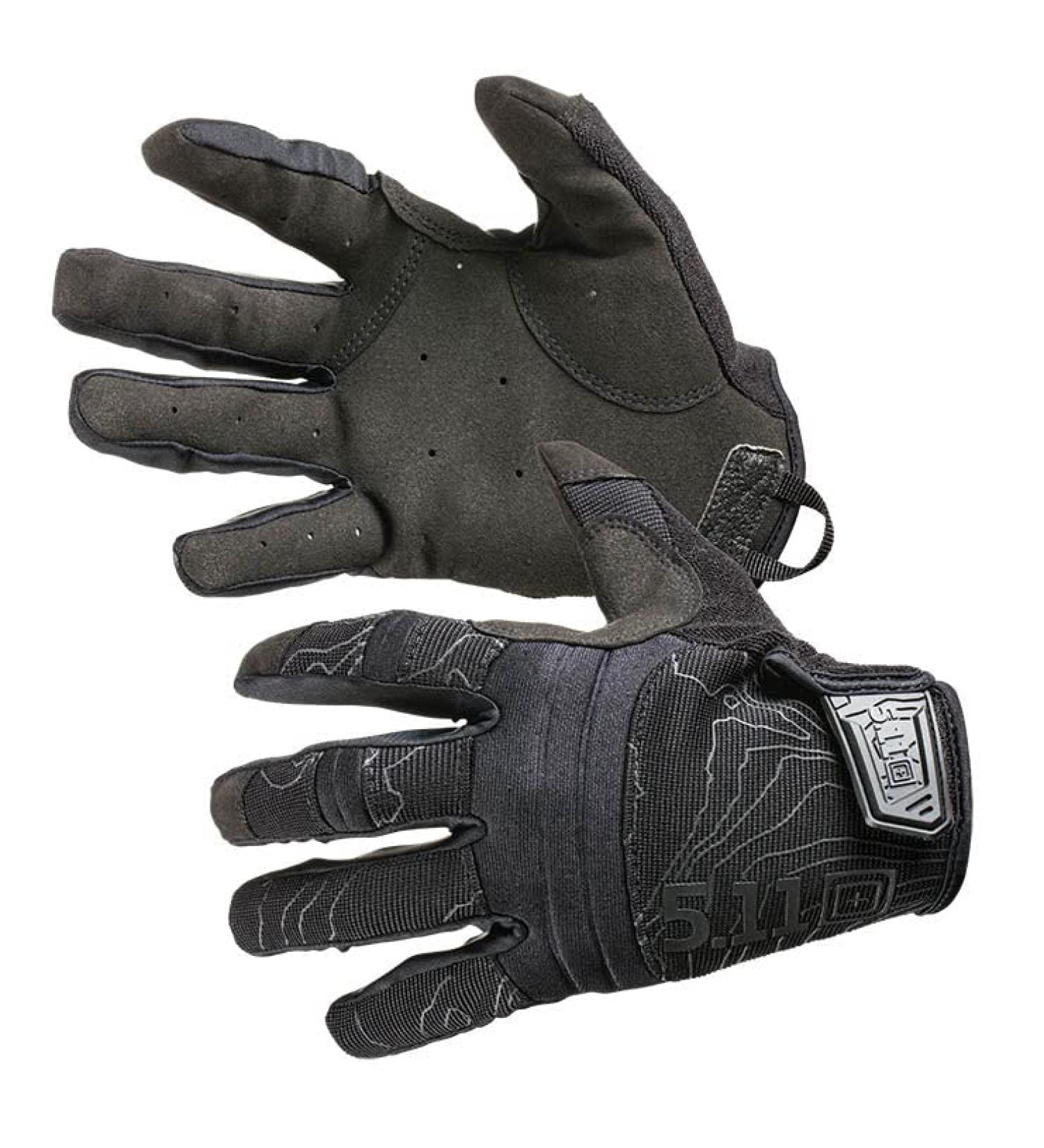 5.11 Men's Touch Screen Competition Shooting Gloves Black Large