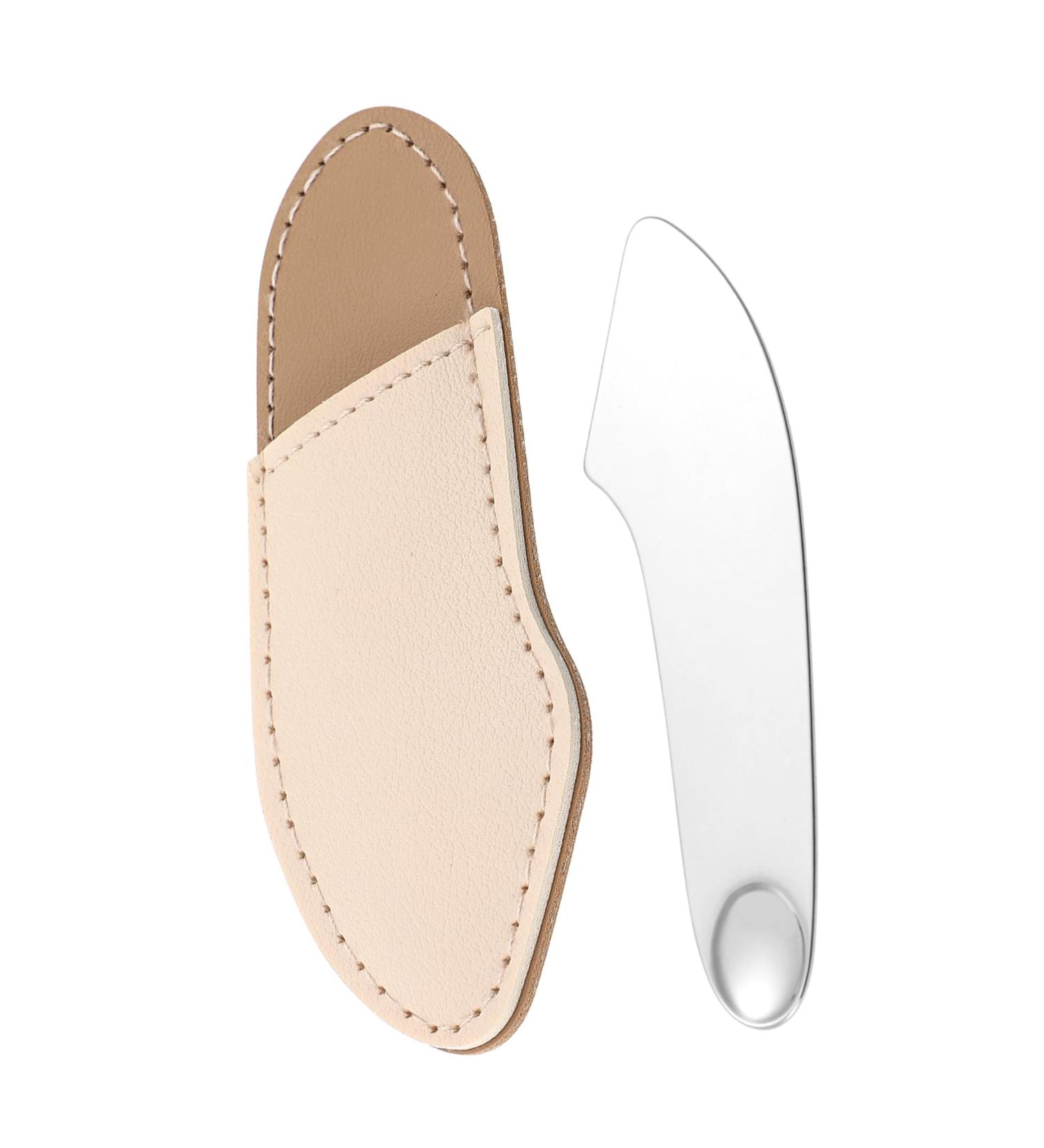 BELLIFFY Makeup Spatula Korean Cosmetics Makeup Mixer Makeup Plate Mixer Scraper Palette Stainless Steel - Buy Online on GoSupps.com