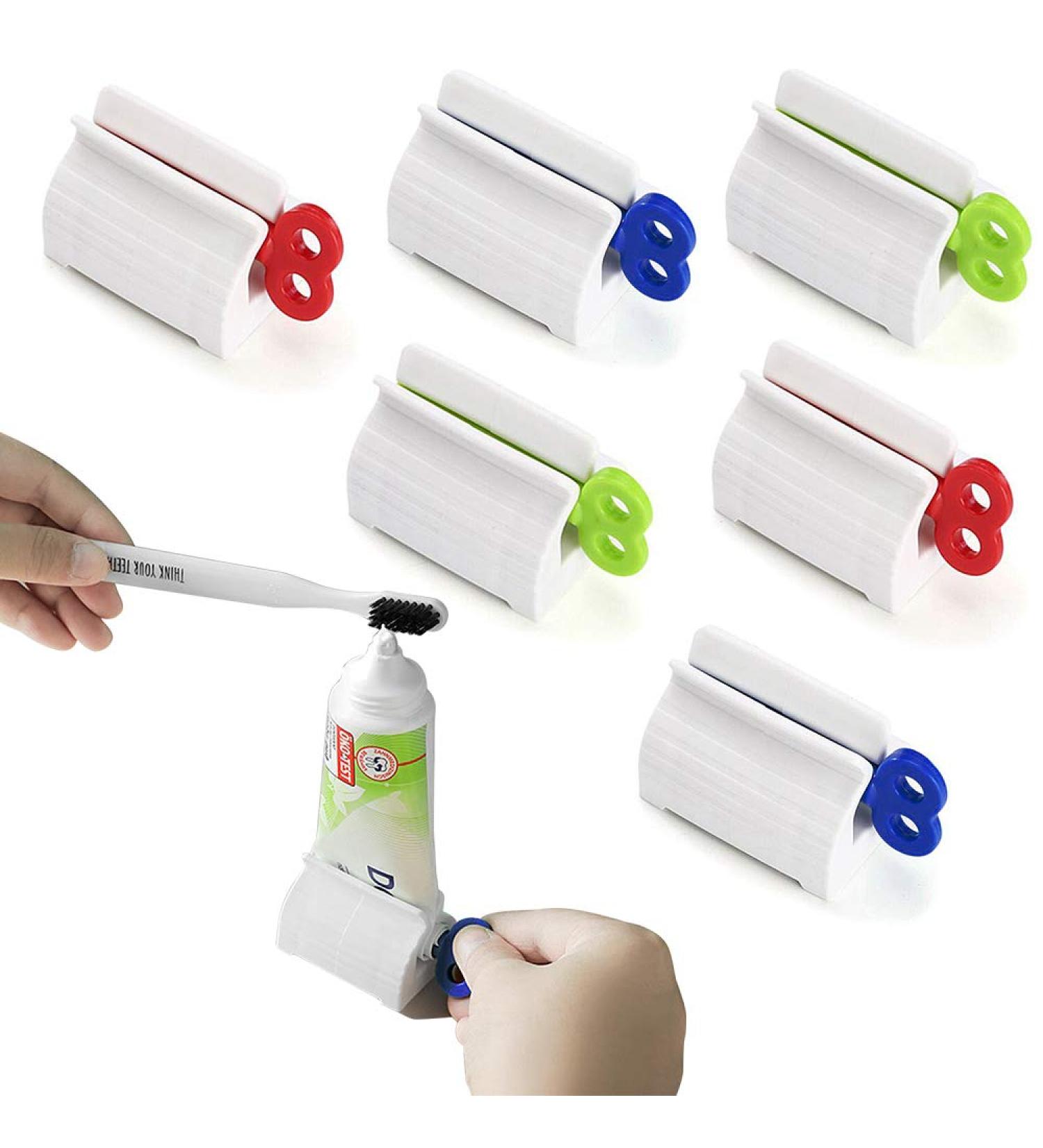 Multifunctional Toothpaste Tube Squeezer Dispenser - Bathroom Accessories for Cosmetics and Facial Cleanser - Buy Online on GoSupps.com