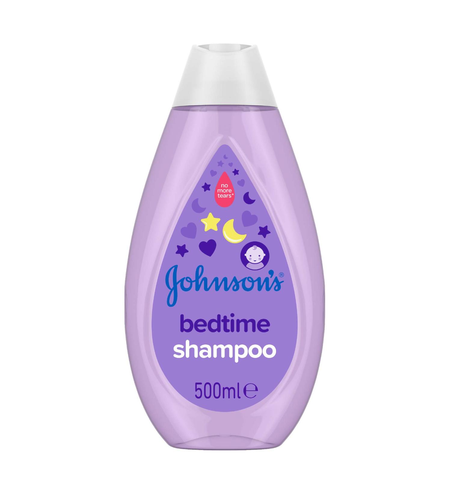 Johnson's Baby Bedtime Shampoo 500ml - Soothing Natural Calm Essences - Gentle on Delicate Skin - Buy Online on GoSupps.com