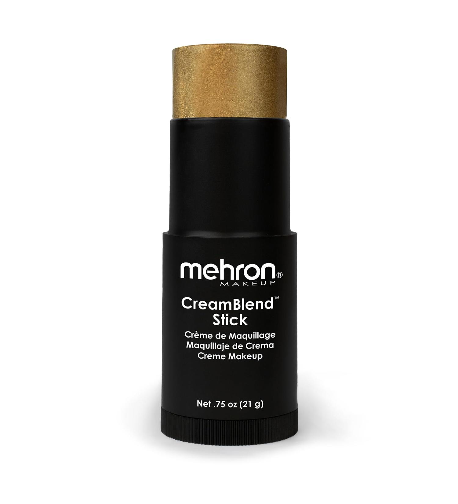 Mehron Camblend Stick - Creamy Face & Body Paint Gold (21g) | Perfect for Face Painting & Body Art - Buy Online on GoSupps.com