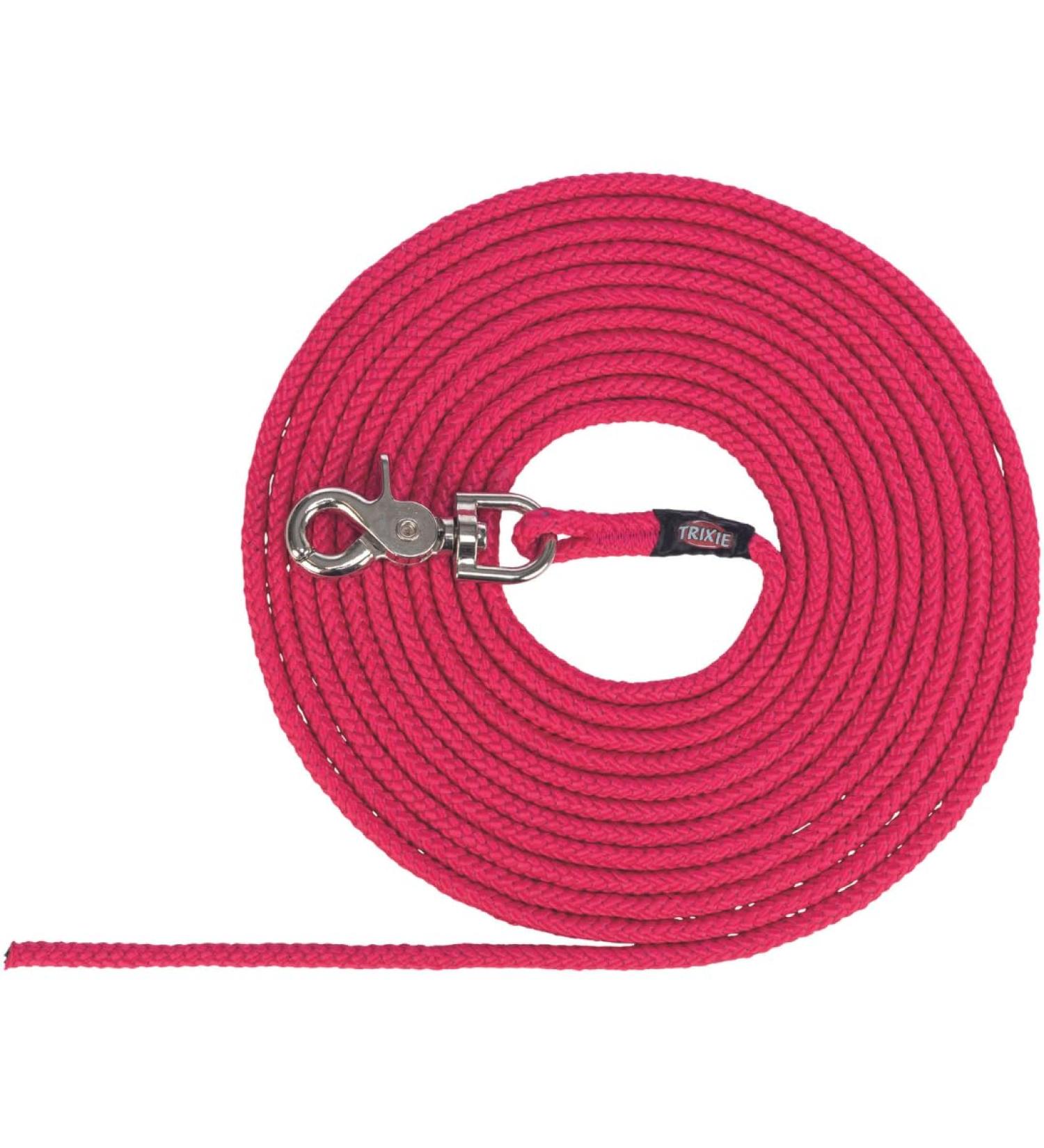 Trixie Drag Line S-L 10m 6mm Fuchsia - Long Dog Leash for Training & Outdoors | Perfect for Small to Large Dogs (Model 19795) - Buy Online on GoSupps.com