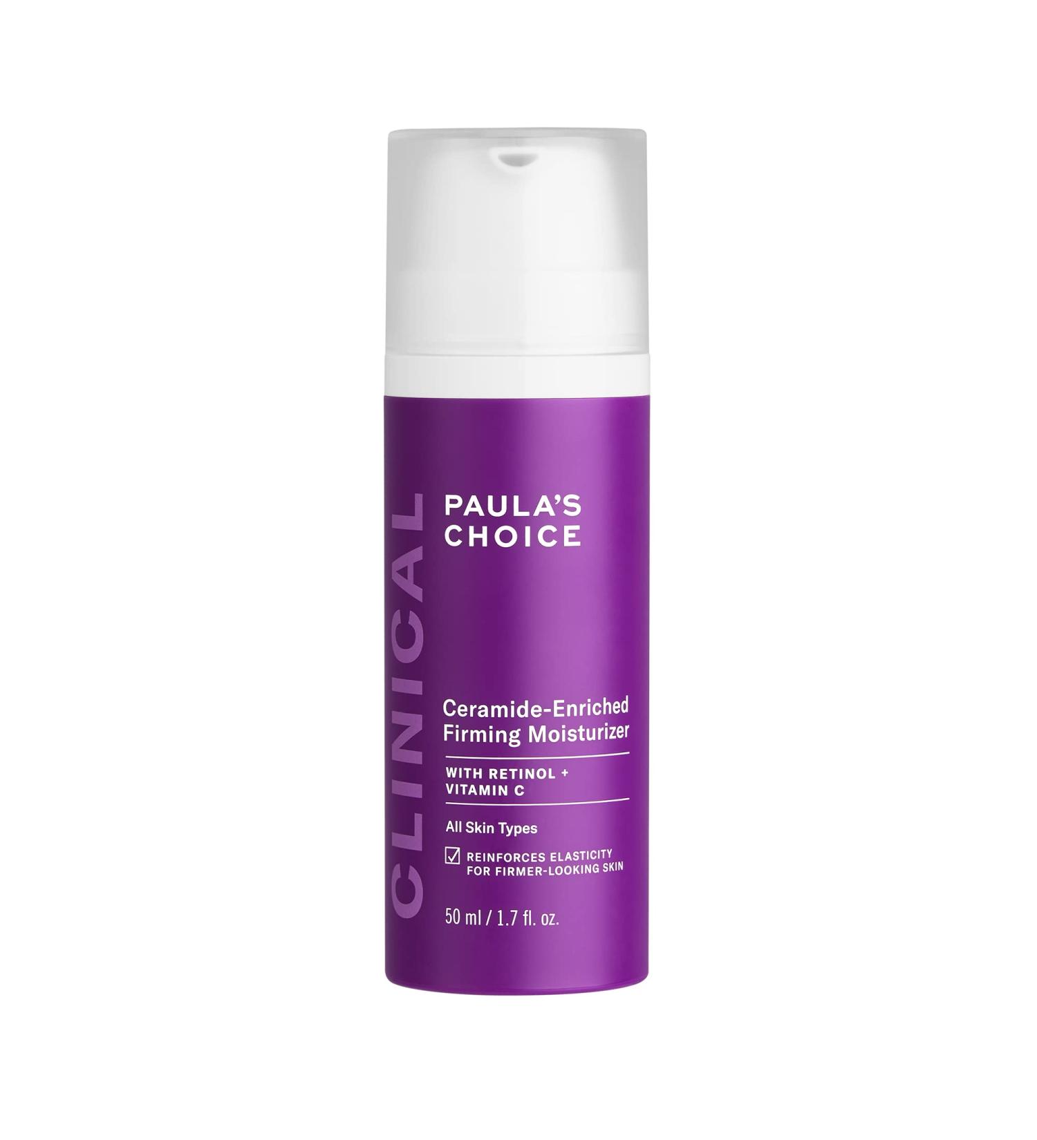 Paula's Choice CLINICAL Ceramide Enriched Firming Moisturizer with Retinol & Vitamin C - Anti-Aging & Wrinkles - 1.7 Ounce - Buy Online on GoSupps.com