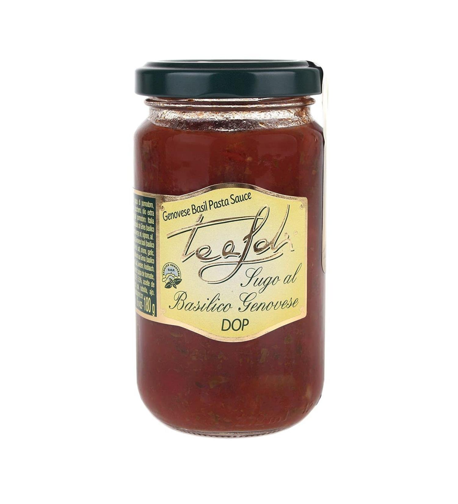 Tealdi Tomato Sauce with Basil Genovese - Authentic Italian Flavor 180g - International Shipping - Buy Online on GoSupps.com