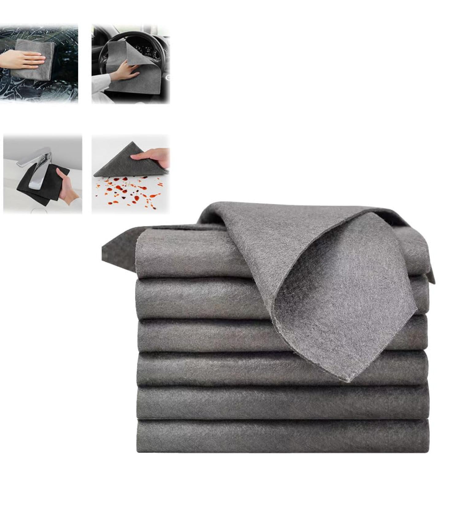 Awishday Cleaning Cloth Awishday Thickened Magic Cleaning Cloth Serenosole Aquaglide Cloths Best Absorbent Cloths 2023 My Home Pleasure Cleaning Cloths (6PCS 30 * 30CM) 6pcs 30*30CM - Buy Online on GoSupps.com