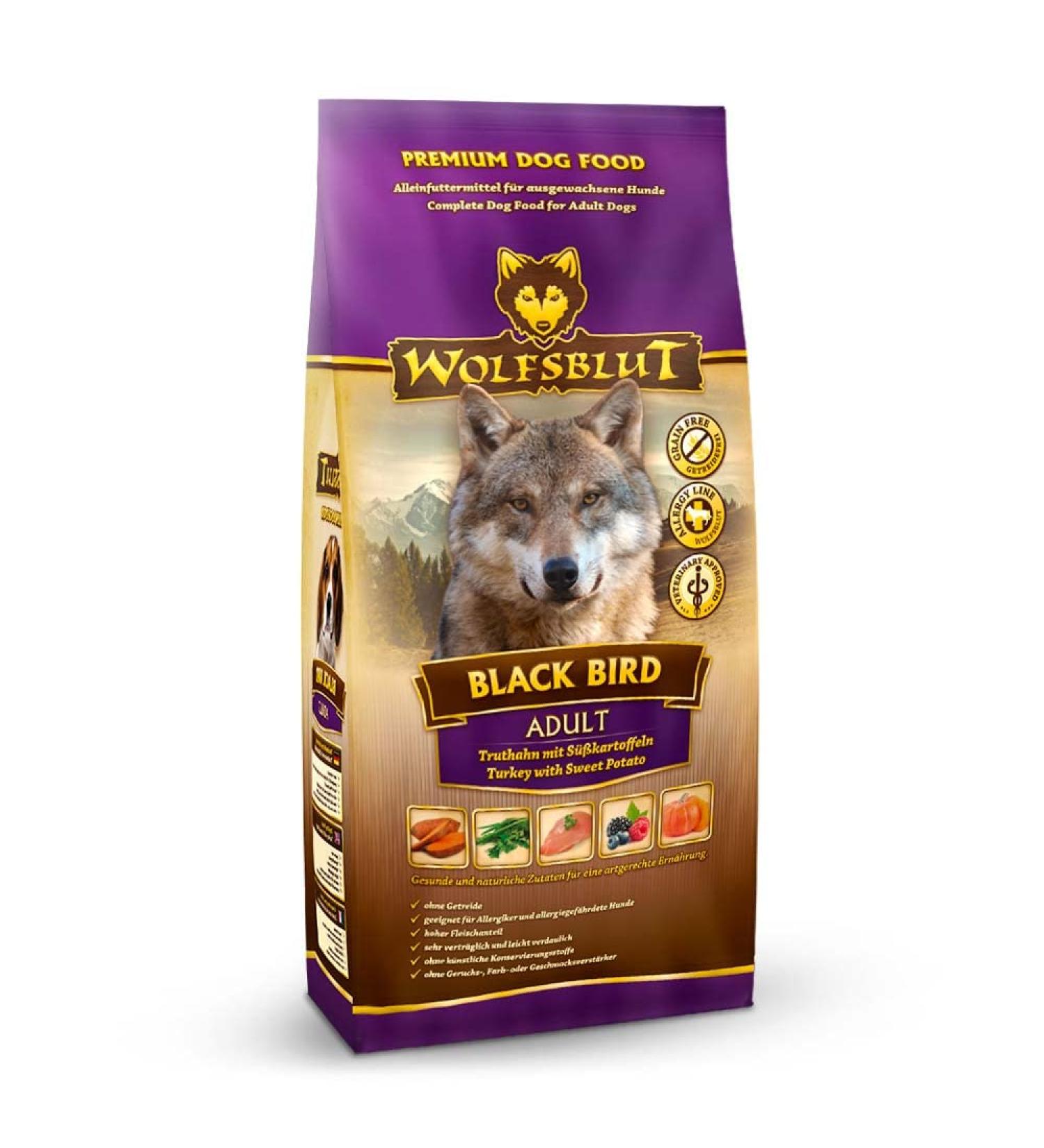 Wolfsblut Black Bird Adult Dog Food 12.5 kg - Buy Online on GoSupps.com