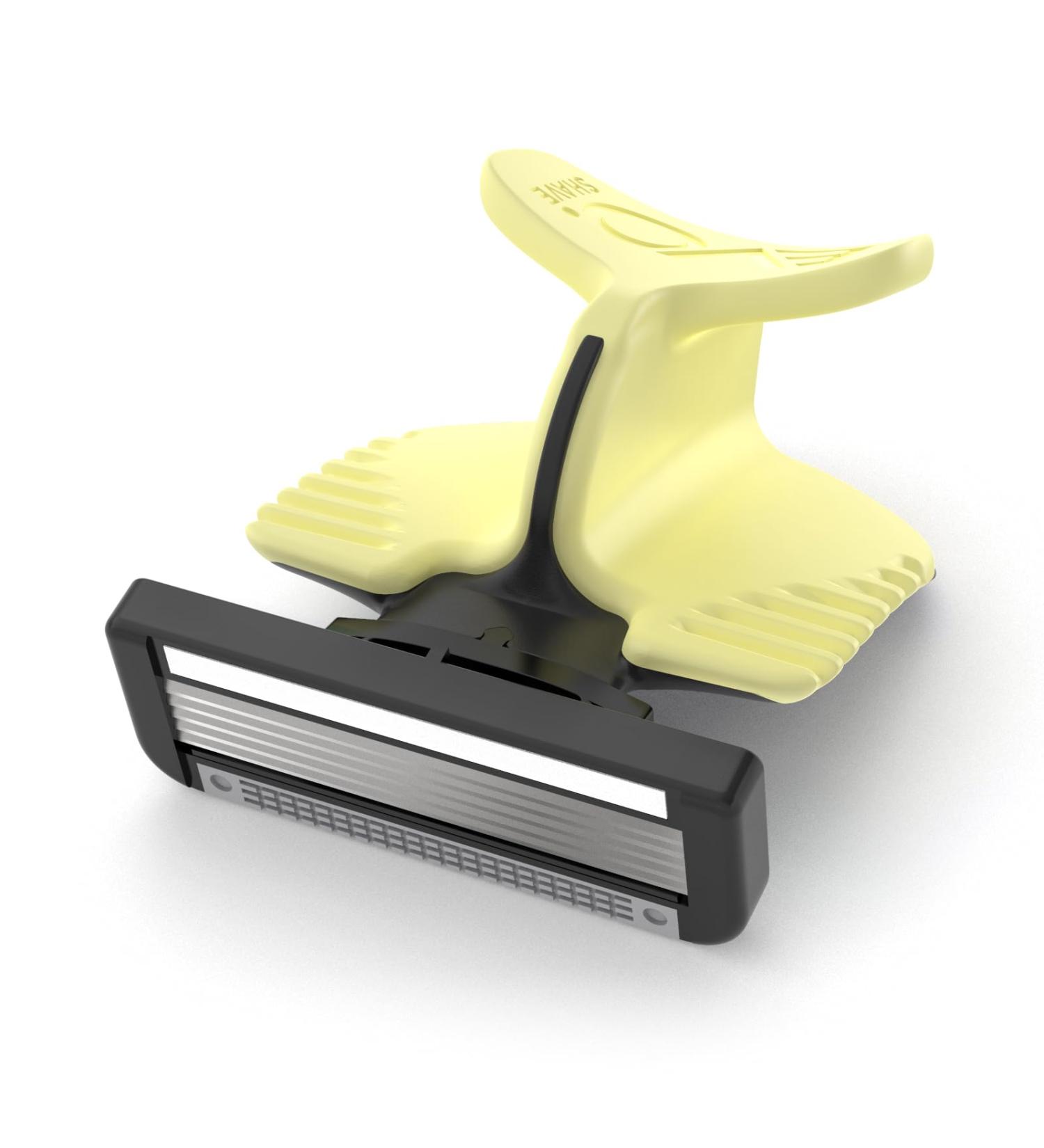 EvoShave Series 3 System Razor StartPack - Pastel Yellow Travel Case & 2 Replacement Blades | International Shipping Available - Buy Online on GoSupps.com