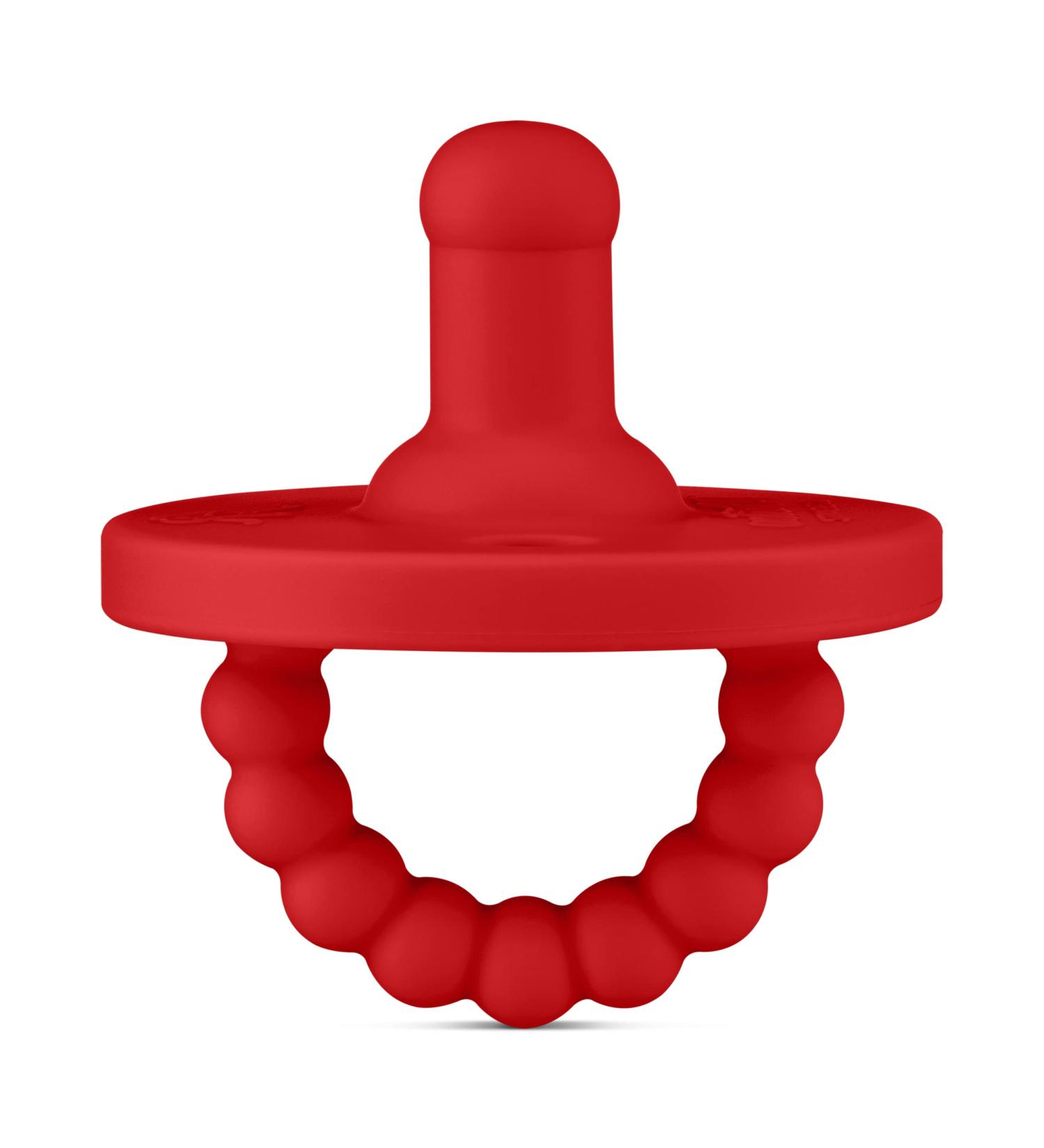Ryan & Rose Cutie PAT Pacifier Teether - Stage 2 Red | Buy Online - Buy Online on GoSupps.com