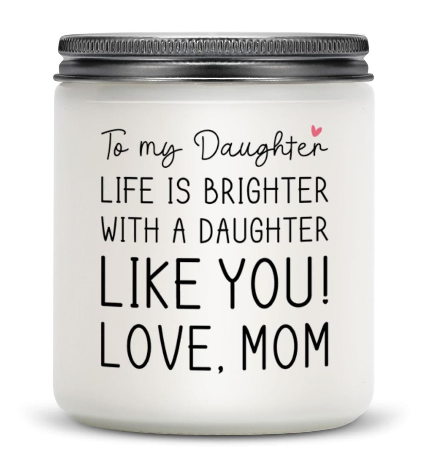 Daughter Gifts from Mom | Best Gifts for Grown Daughters & Goddaughters | Lavender Scented Candles - Buy Online on GoSupps.com