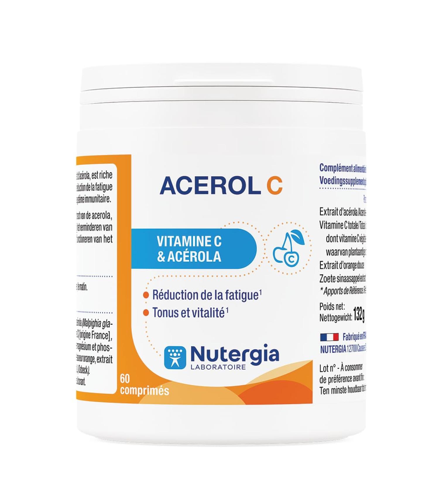 ACEROL C 60 tabs NUTERGIA by Nutergia - Buy Online on GoSupps.com
