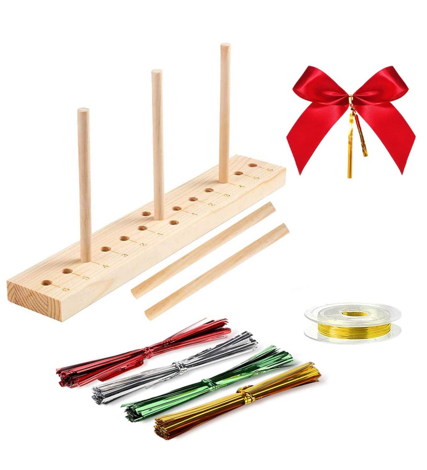Ahn'Qiraj Bow Maker - Wooden Wreath Bow Maker Tool for Creating Gift and Wreath Bows - Buy Online on GoSupps.com
