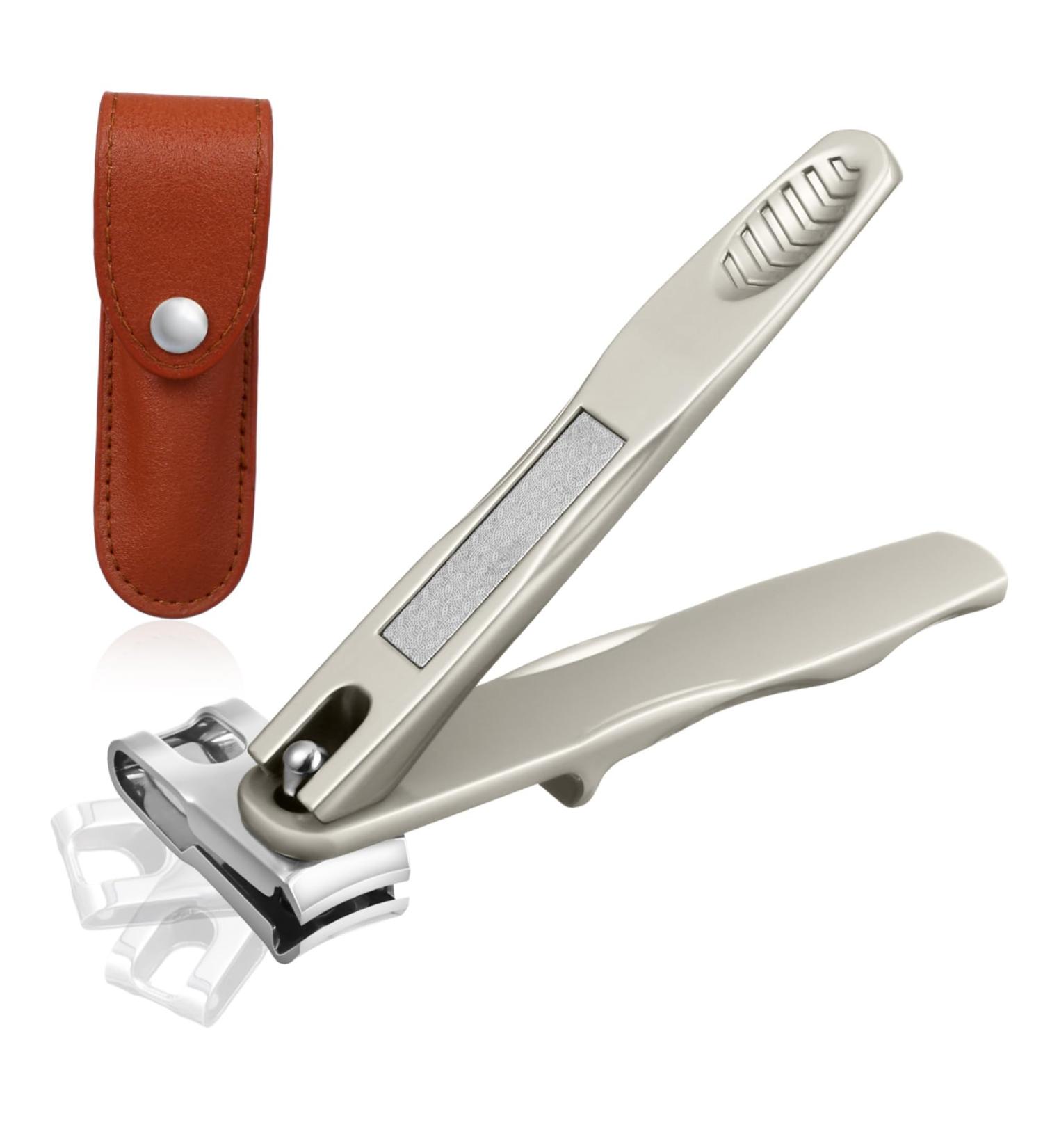 TOVINANNA Nail Clippers 360 Degree Rotary Stainless Steel Heavy Duty Nail Clippers for Thick Toenail Long Handle Nail Clippers Sturdy Sharp for Convenient Senior - Buy Online on GoSupps.com