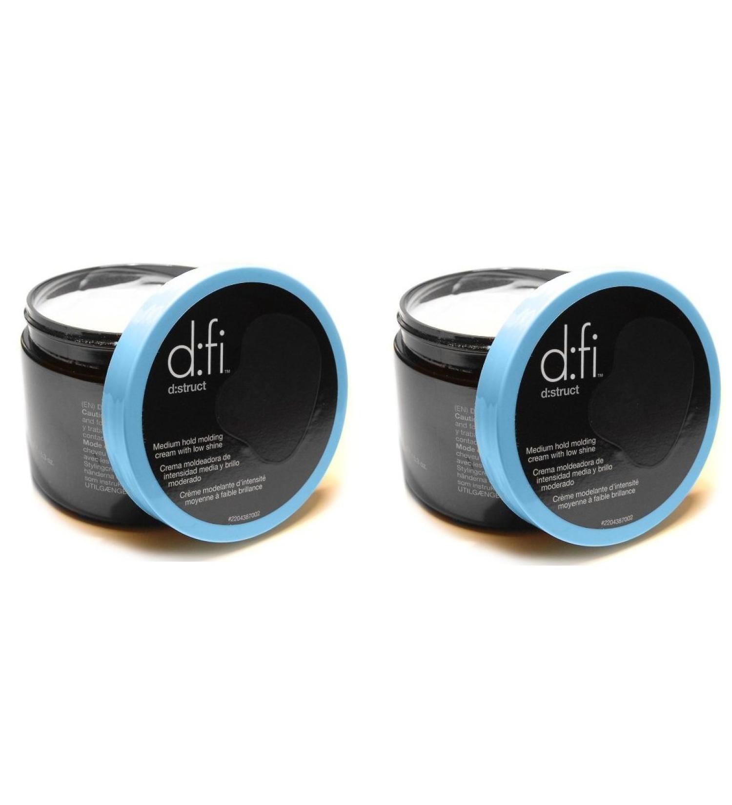 D:fi Hair Distruct Medium Hold Molding Creme 2 Pack 2.65 oz