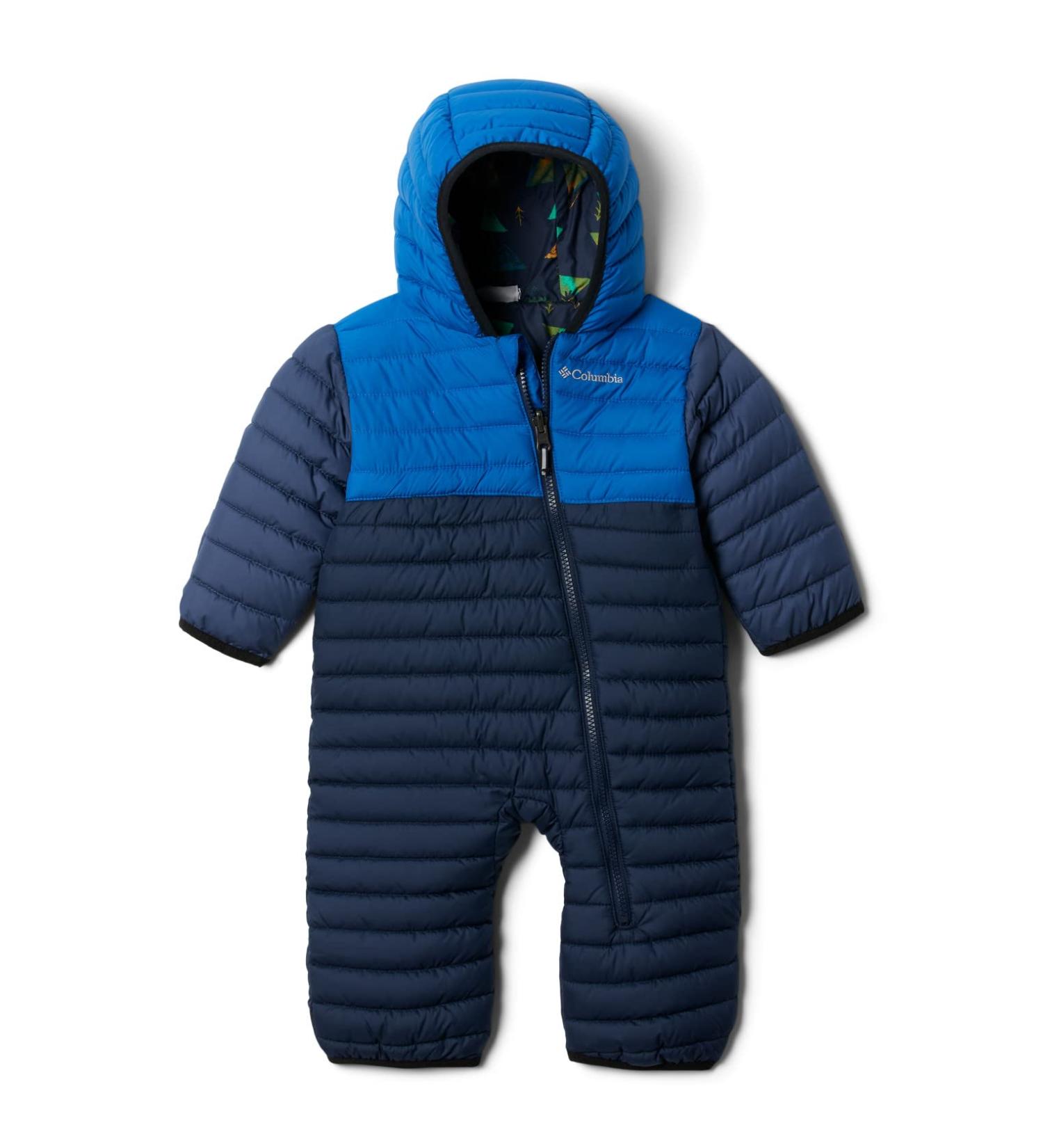 Columbia Kids Reversible Bunting Snowsuit Romper 6-12 | Navy & Indigo | Powder Lite Technology - Buy Online on GoSupps.com