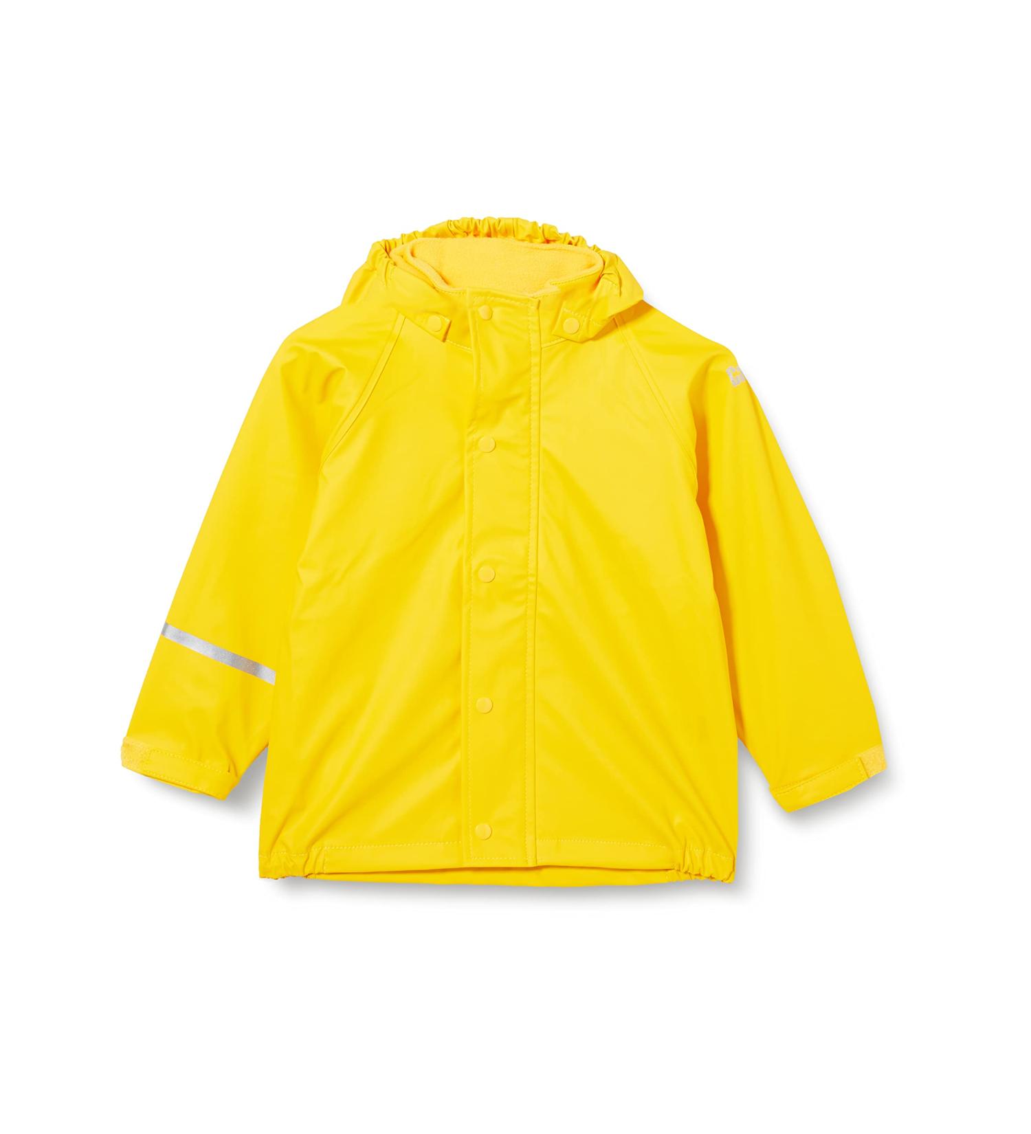 CareTec Unisex Kid's Waterproof Rain Jacket - Yellow (Size 86), PU Coating, Fleece-Free - Buy Online on GoSupps.com