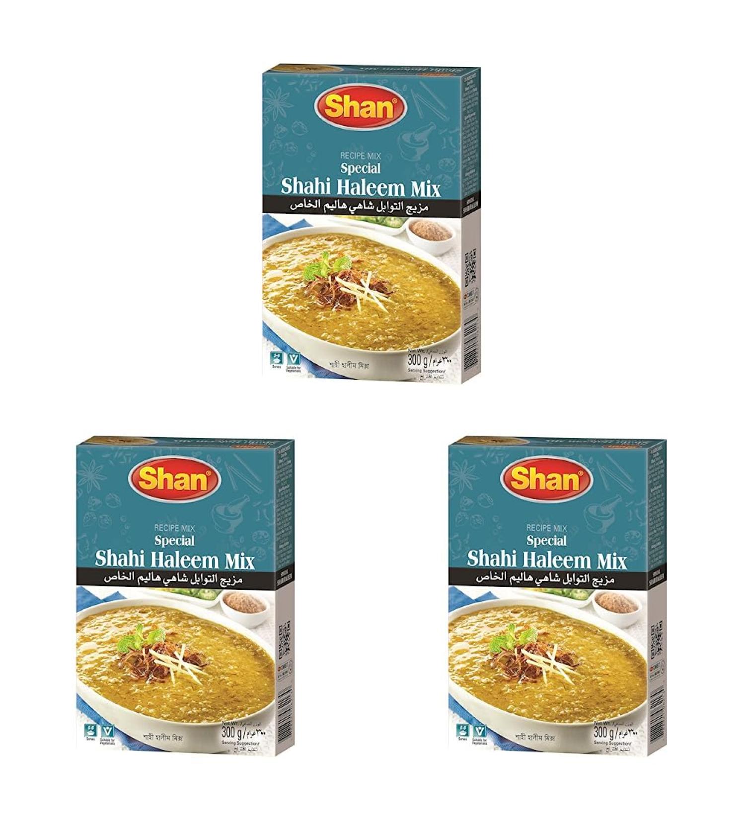 Shan Shahi Haleem Mix 300g (Pack of 3) 300 g (Pack of 3) - Buy Online on GoSupps.com