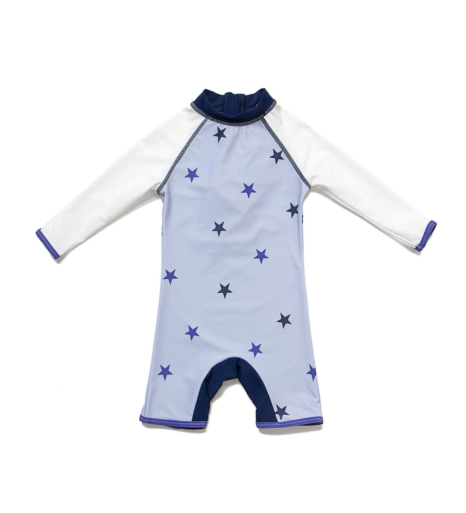 BONVERANO Baby Boys Swimsuit UPF 50+ with Sun Hat - 3 Months Purple - Buy Online on GoSupps.com