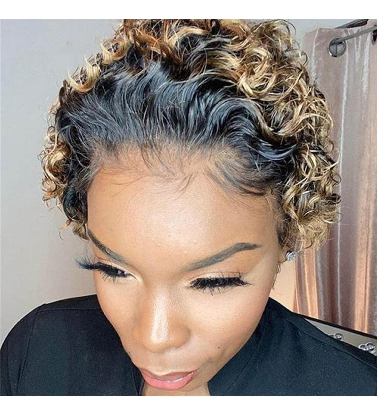 Short cut lace front wigs best sale