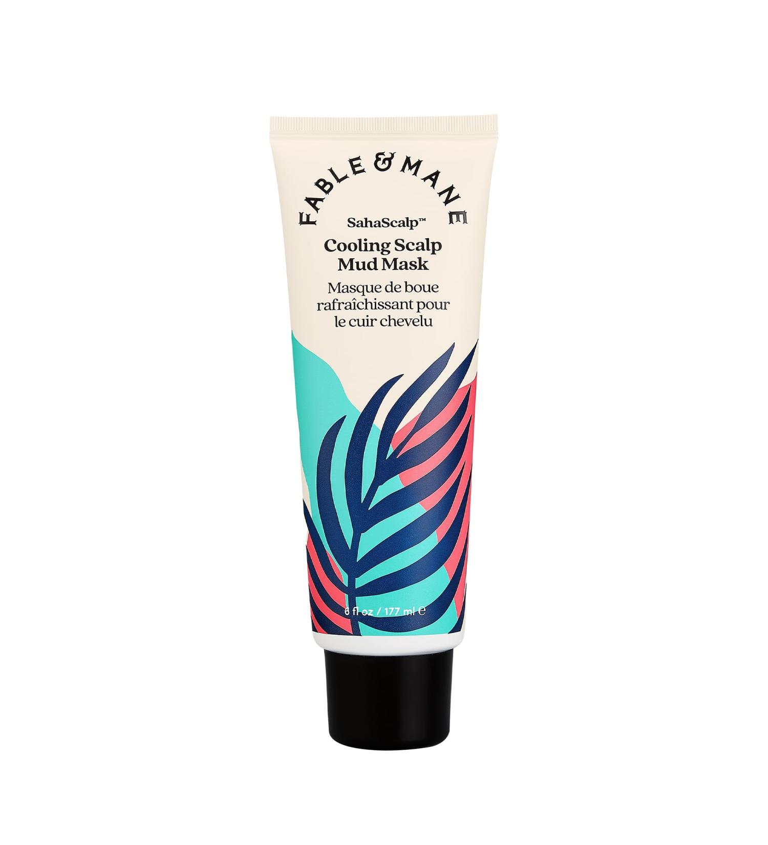 Fable & Mane SahaScalp Cooling Mud Mask | Dry Itchy Scalp Treatment | Scalp Moisturizer & Detox - 6FL oz - Buy Online on GoSupps.com