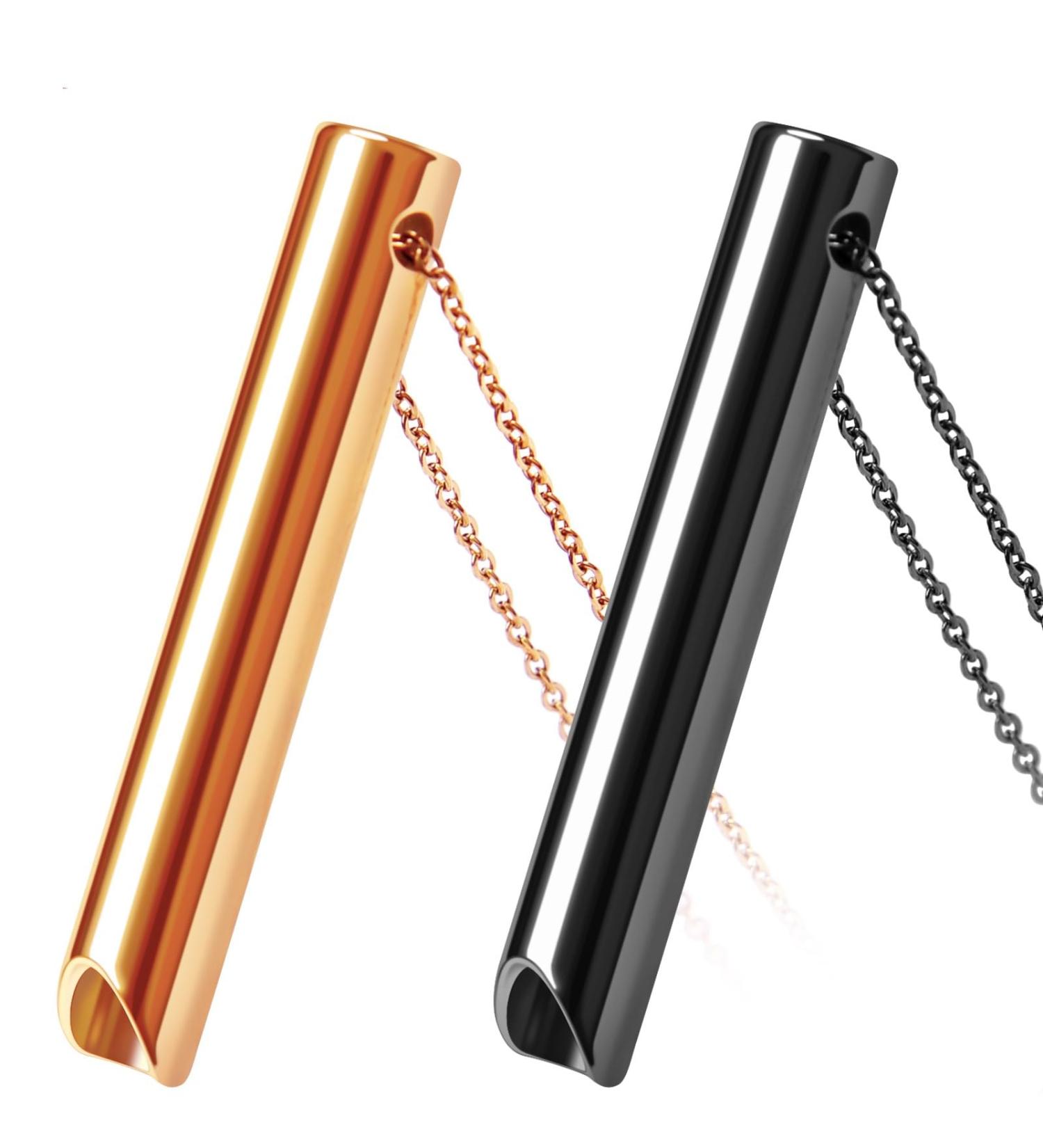 Yizemay Smoking Cessation Neck Chains | Fashionable Meditation & Breath Accessory for Stress Relief | Mindful Necklace for Men & Women - Buy Online on GoSupps.com