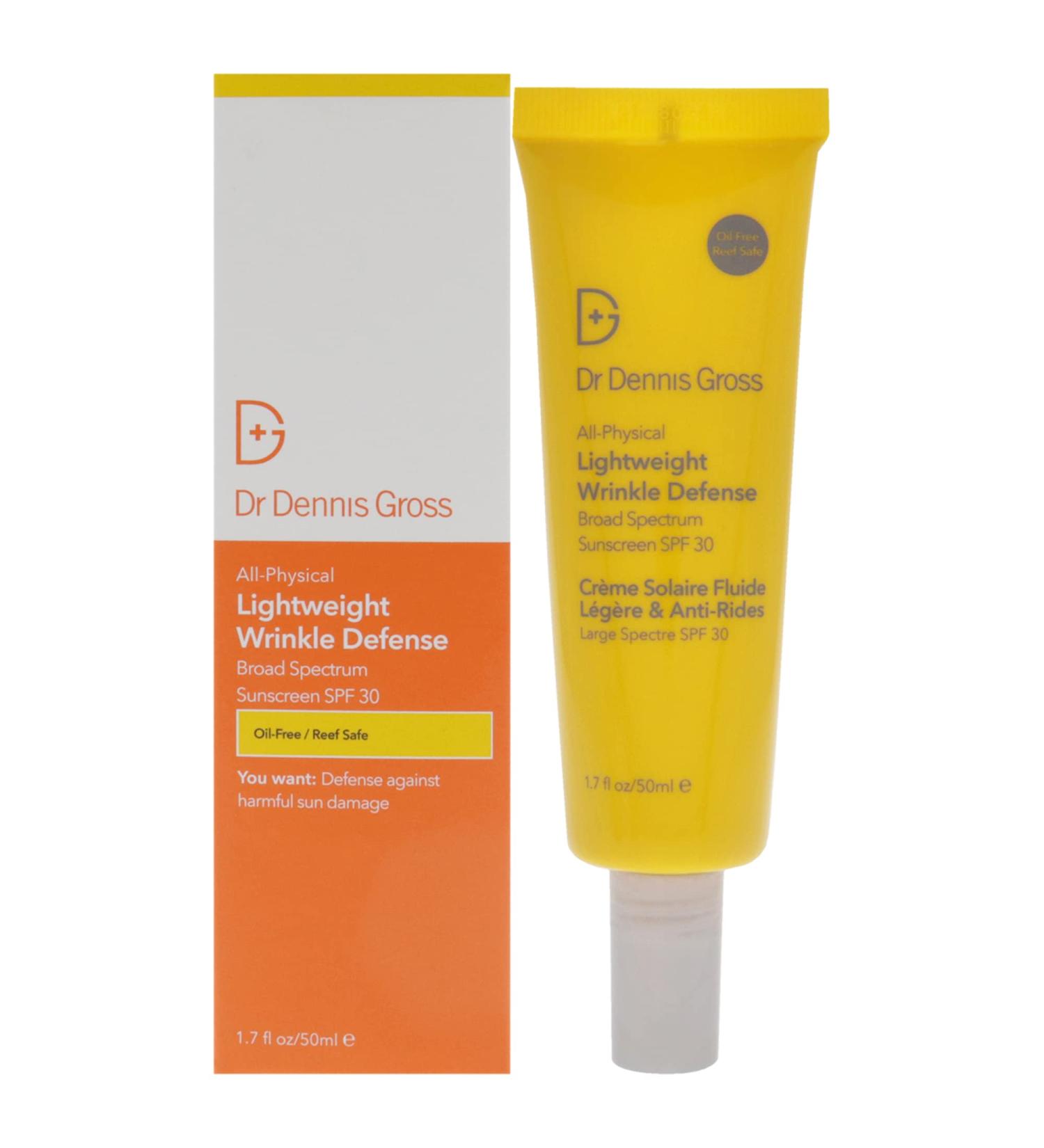 Dr. Dennis Gross Lightweight Wrinkle Defense SPF 30 Sunscreen 1.7 oz - Unisex - Buy Online on GoSupps.com