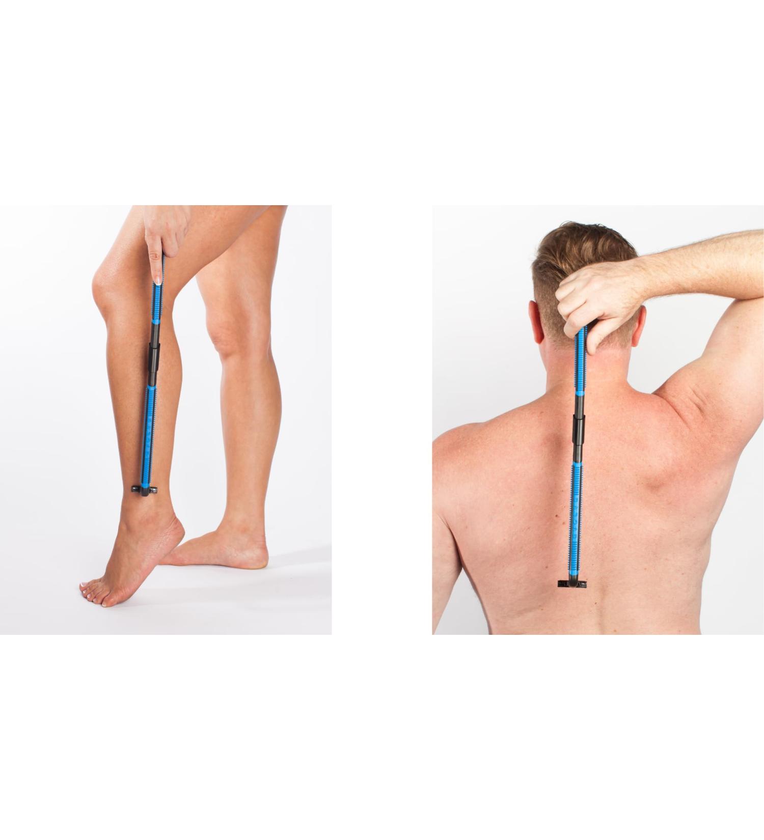 EVOLVE Body Razor - Versatile Shaver for Legs & Face with Long Folding Handle 4 Cartridges Wet/Dry Use Safe & Precise Back Shaving - Buy Online on GoSupps.com
