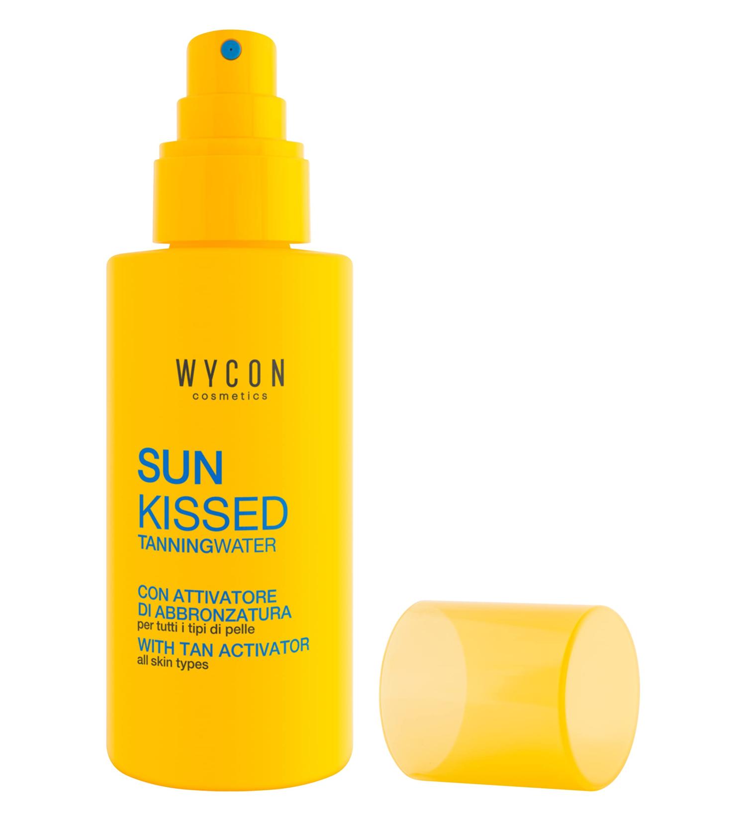 WYCON cosmetics SUN KISSED Solar water Tanning Face and Body Refreshing and Moisturizing