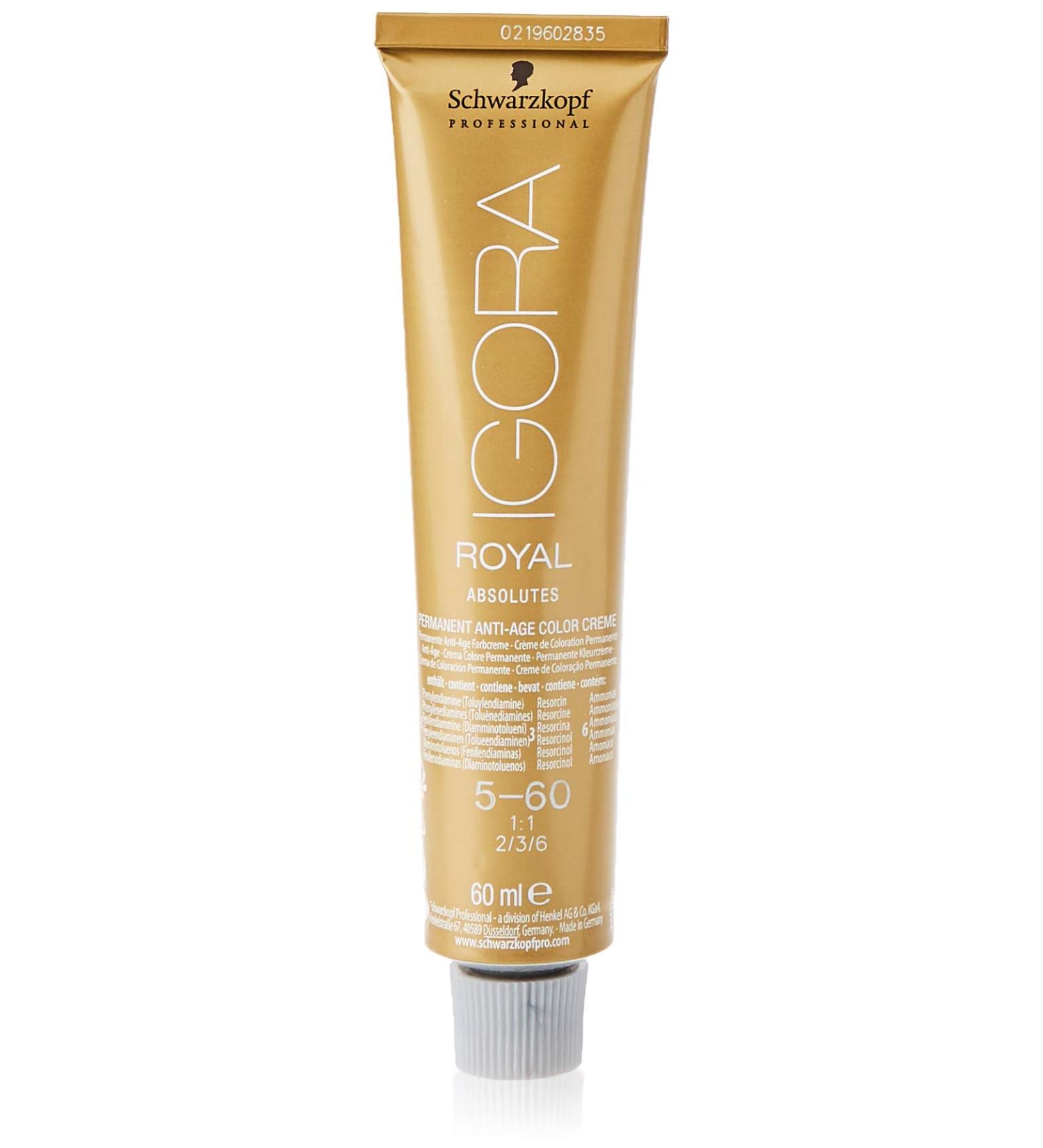 Schwarzkopf IR Absolutes 5-60 Brown 60ml - Pack of 1 - Buy Online on GoSupps.com
