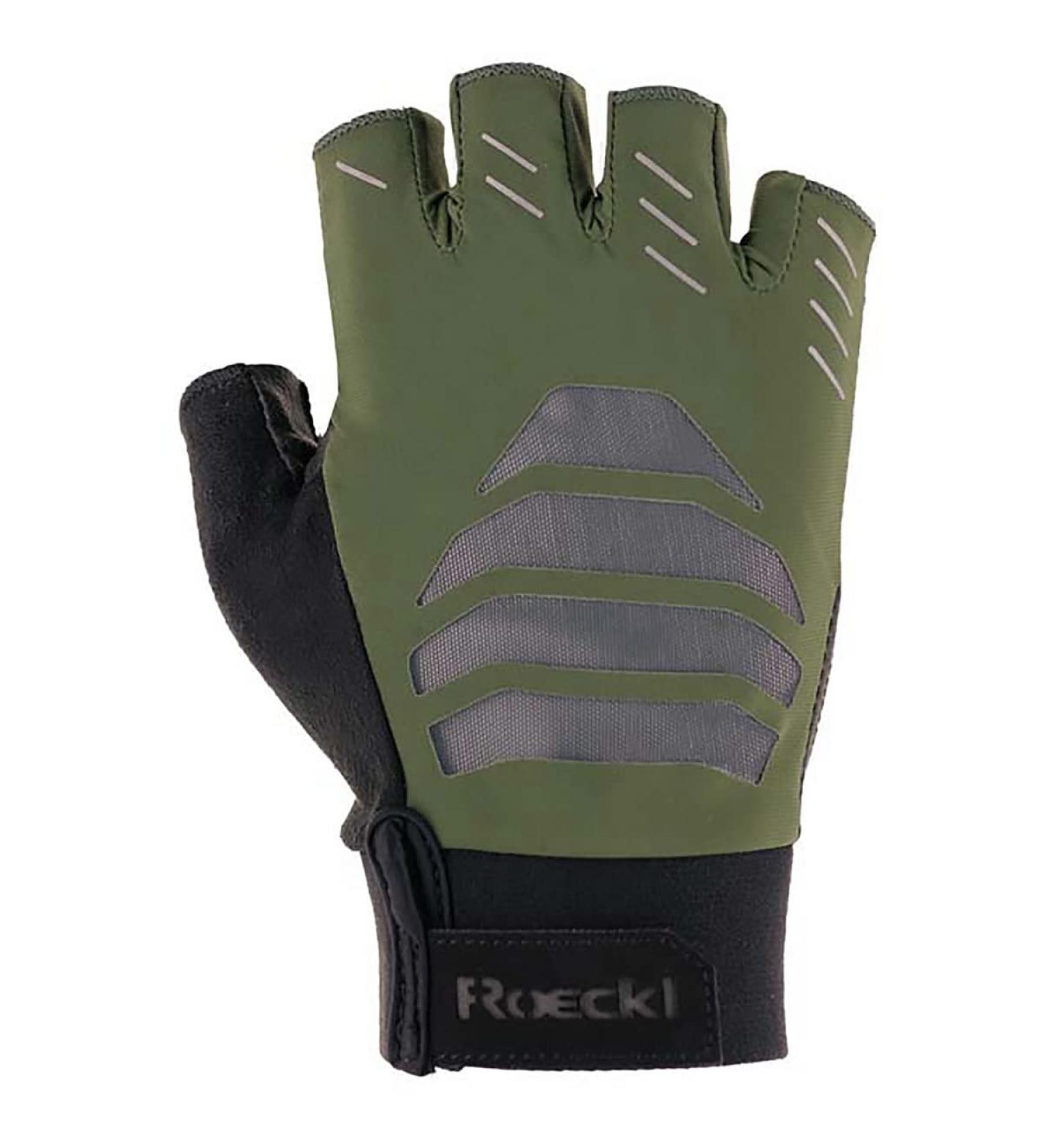 Roeckl Irai cycling gloves short green 2024 10